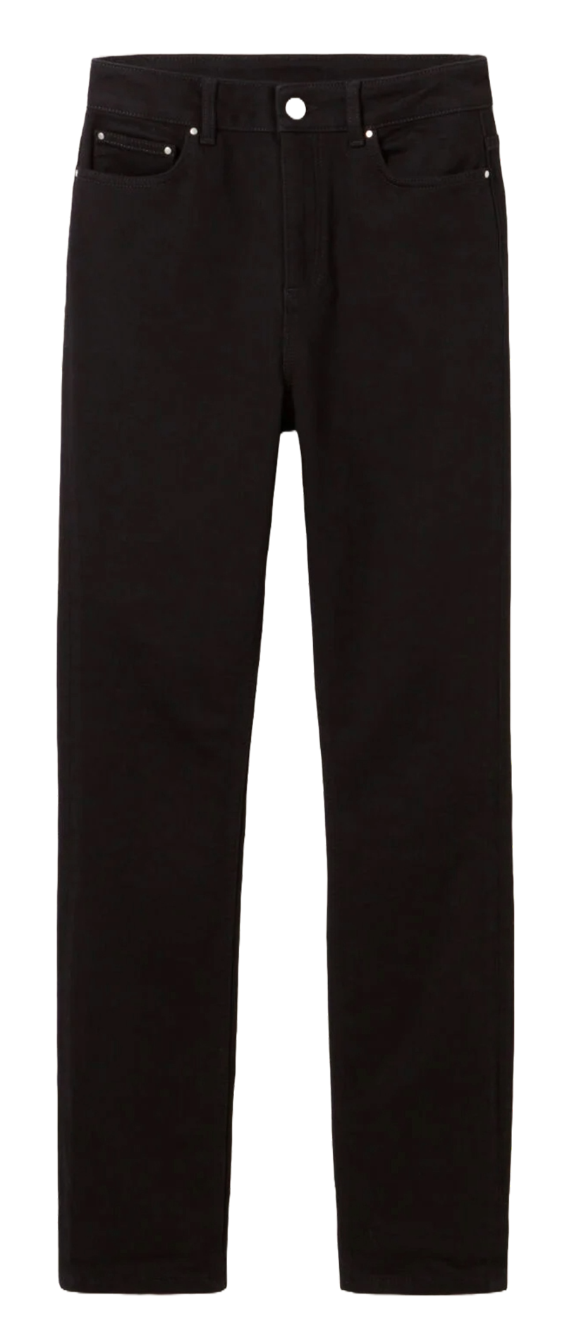 Jean droit en coton mélangé CLAUDIE PIERLOT Noir