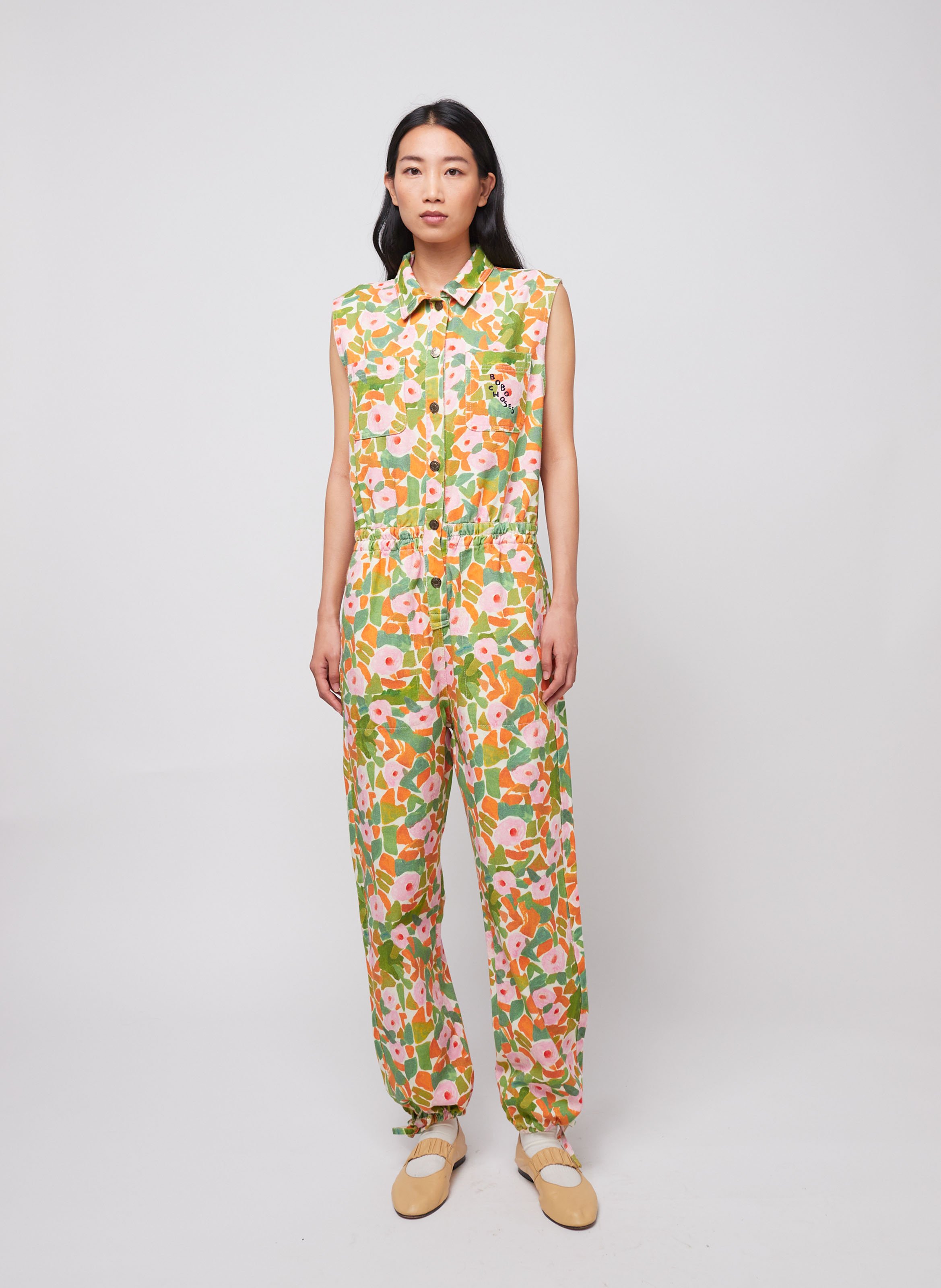 Mouwloos bloemenpatroon jumpsuit BOBO CHOSES Veelkleurig