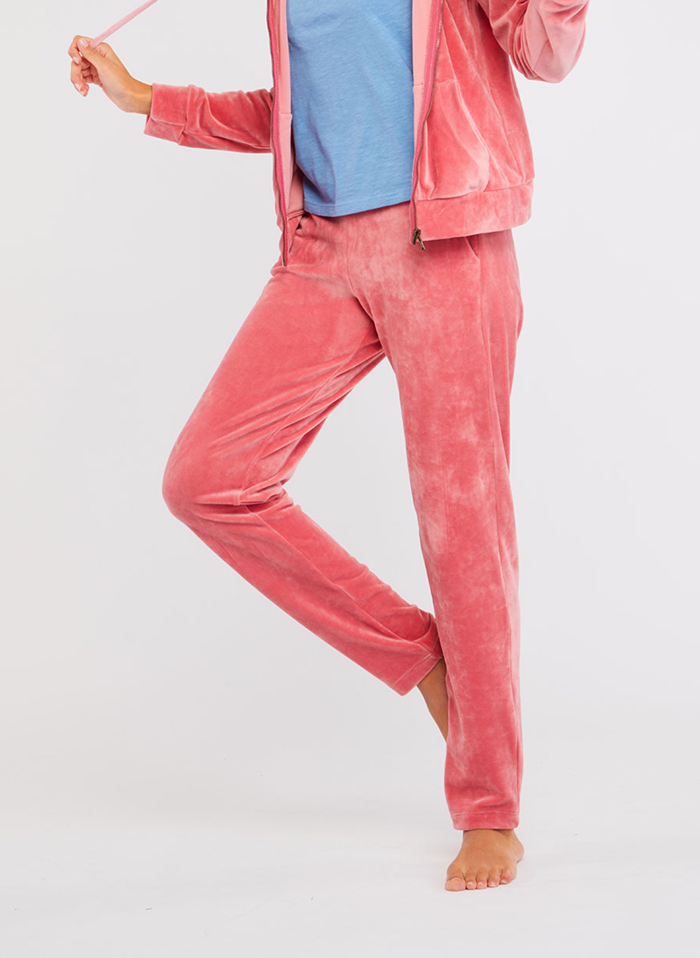 Velour joggers BANANA MOON Pink