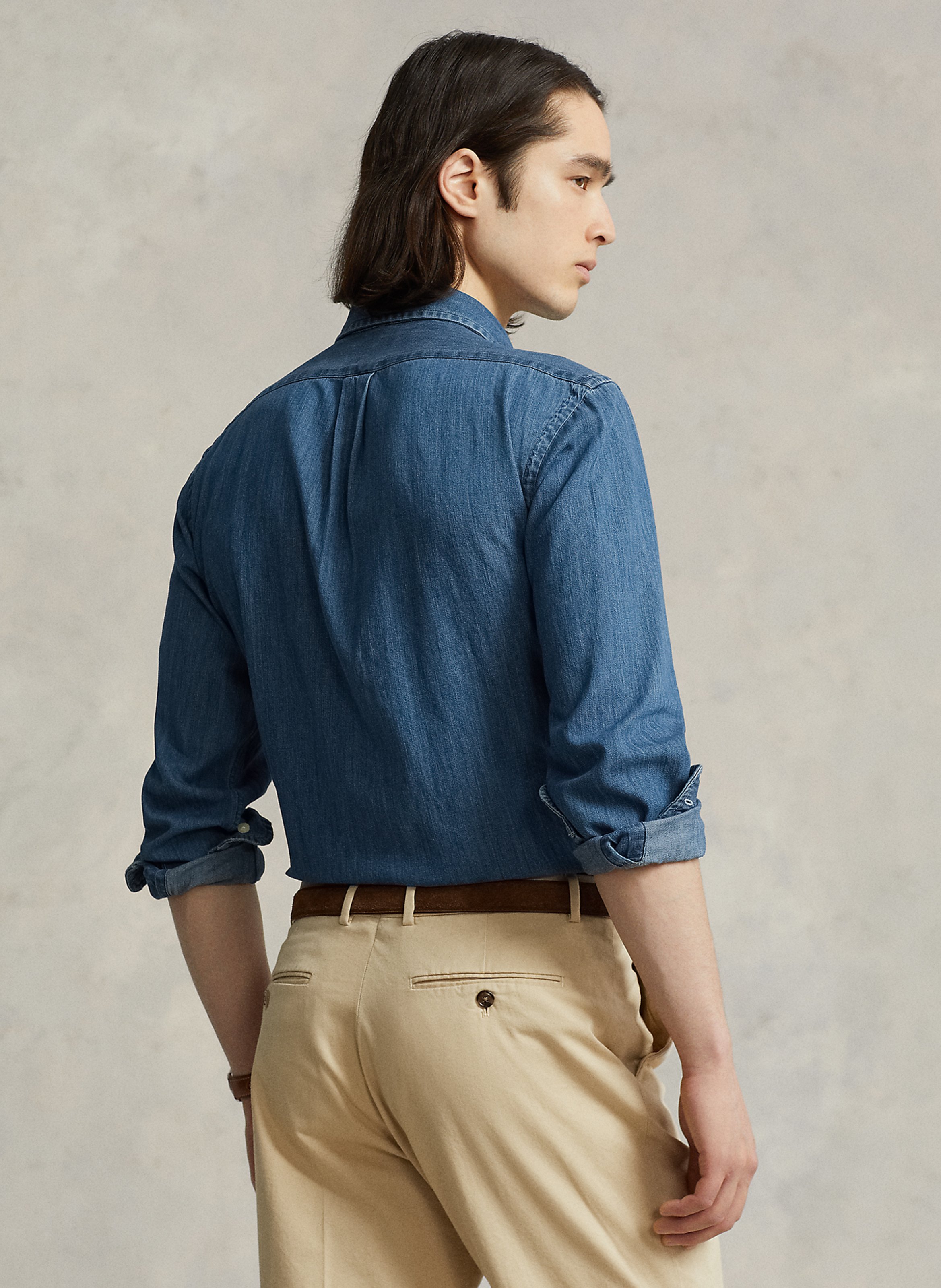 Jeanshemd mit Button-down-Kragen, Regular Fit POLO RALPH LAUREN Blau