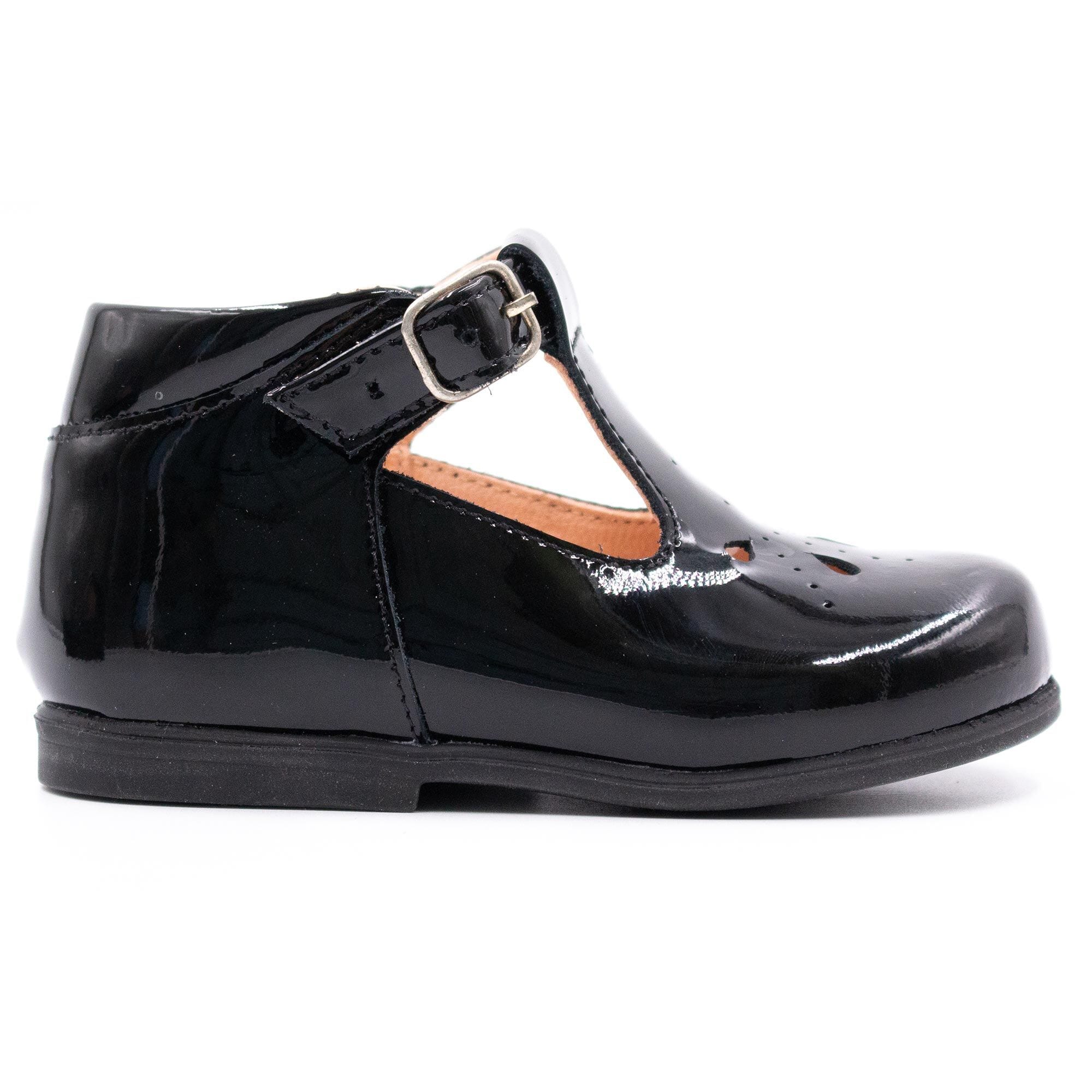 Patent leather baby girl shoes Boni & Sidonie Black