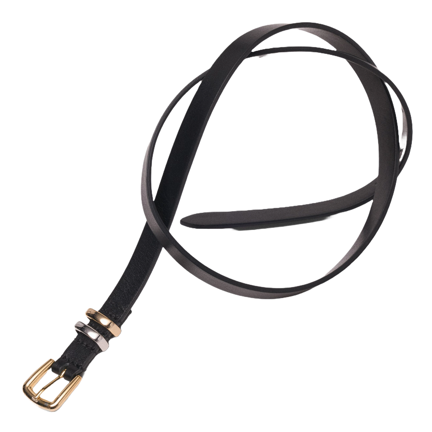 - Gespsluiting. - Breedte: 3 cm.  MAJE Zwart