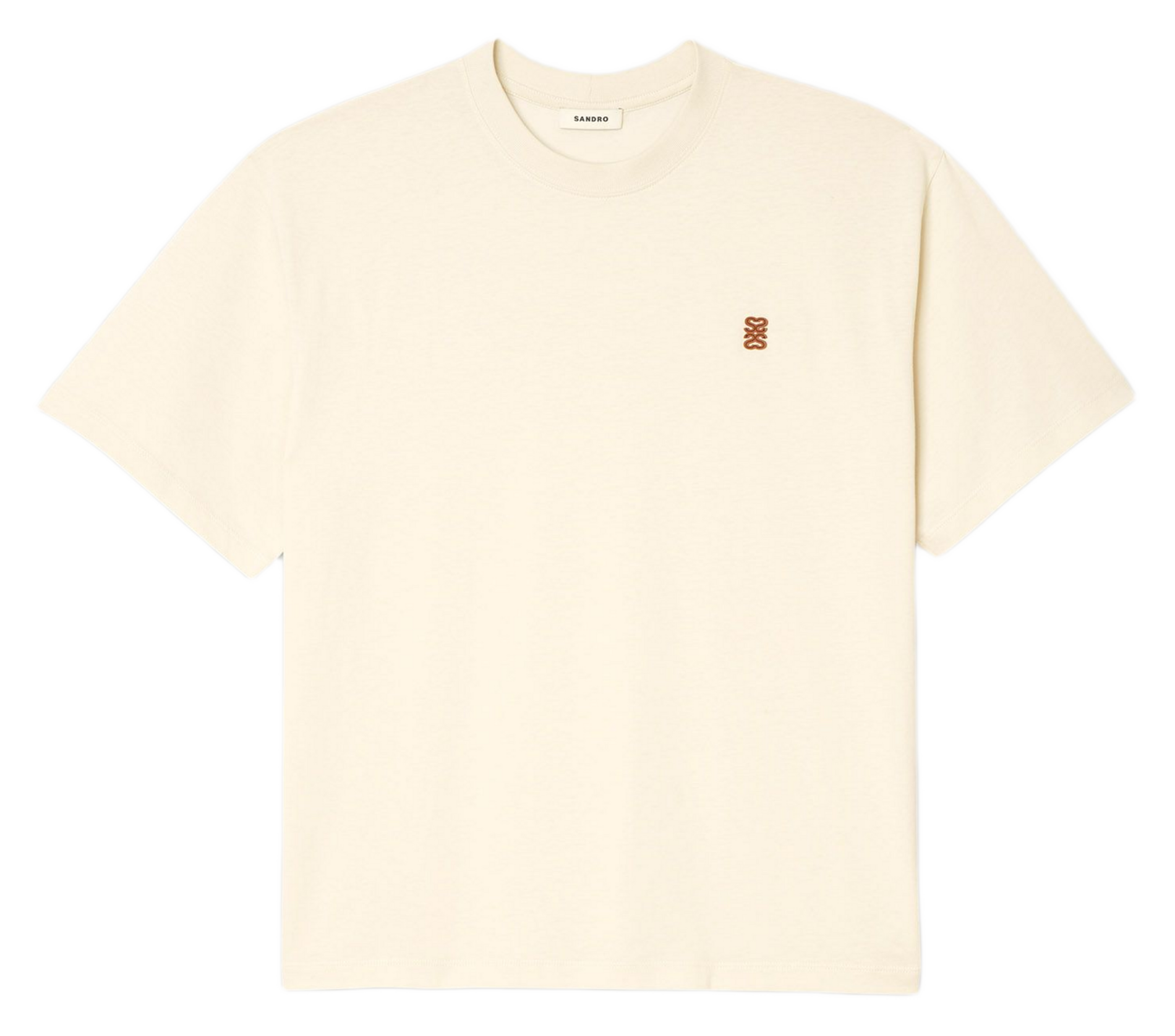 Camiliday round-neck sleeveless cotton top SANDRO Beige