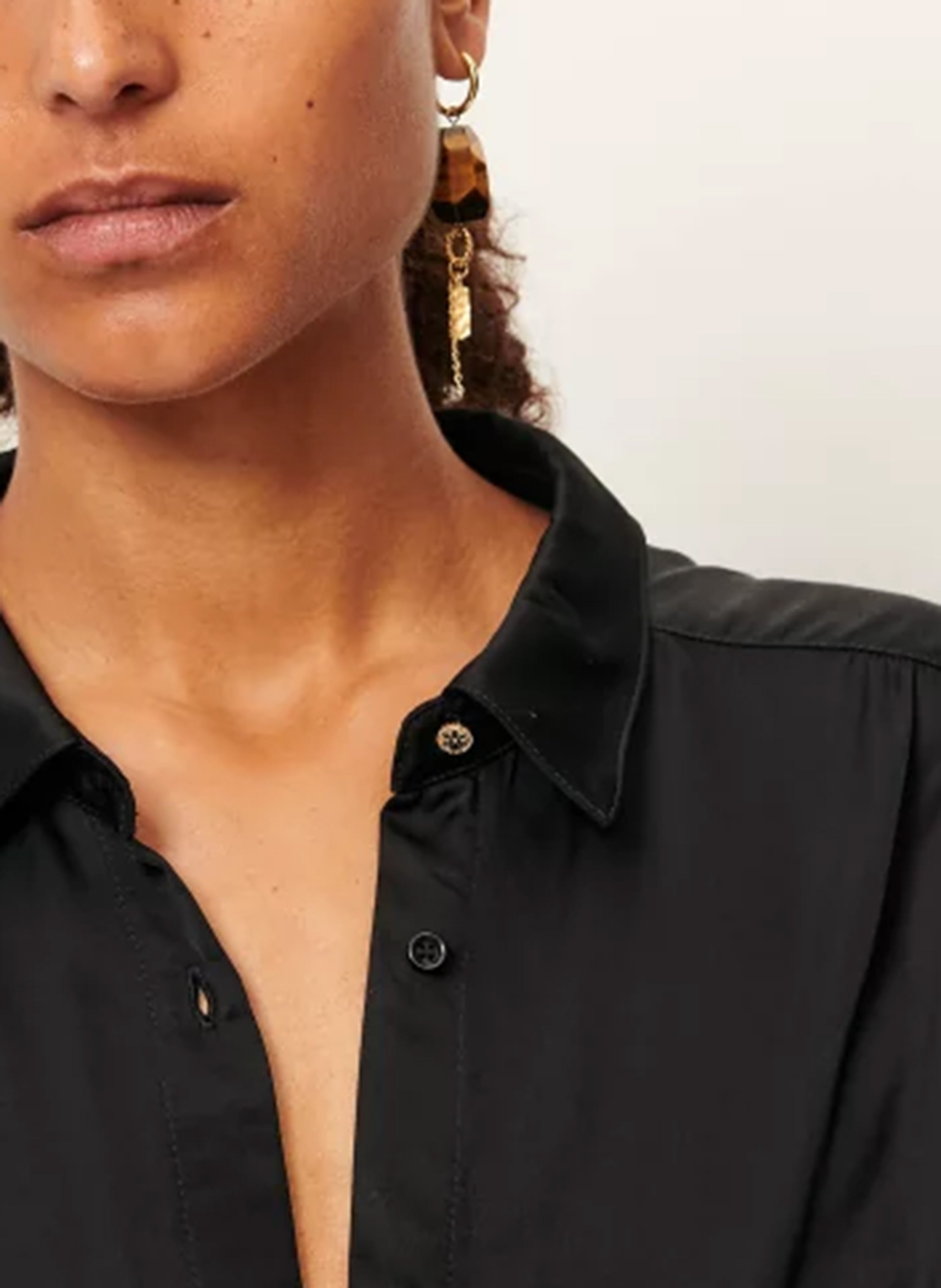 Oorbellen van gerecycled gemengd messing SESSUN Blauw