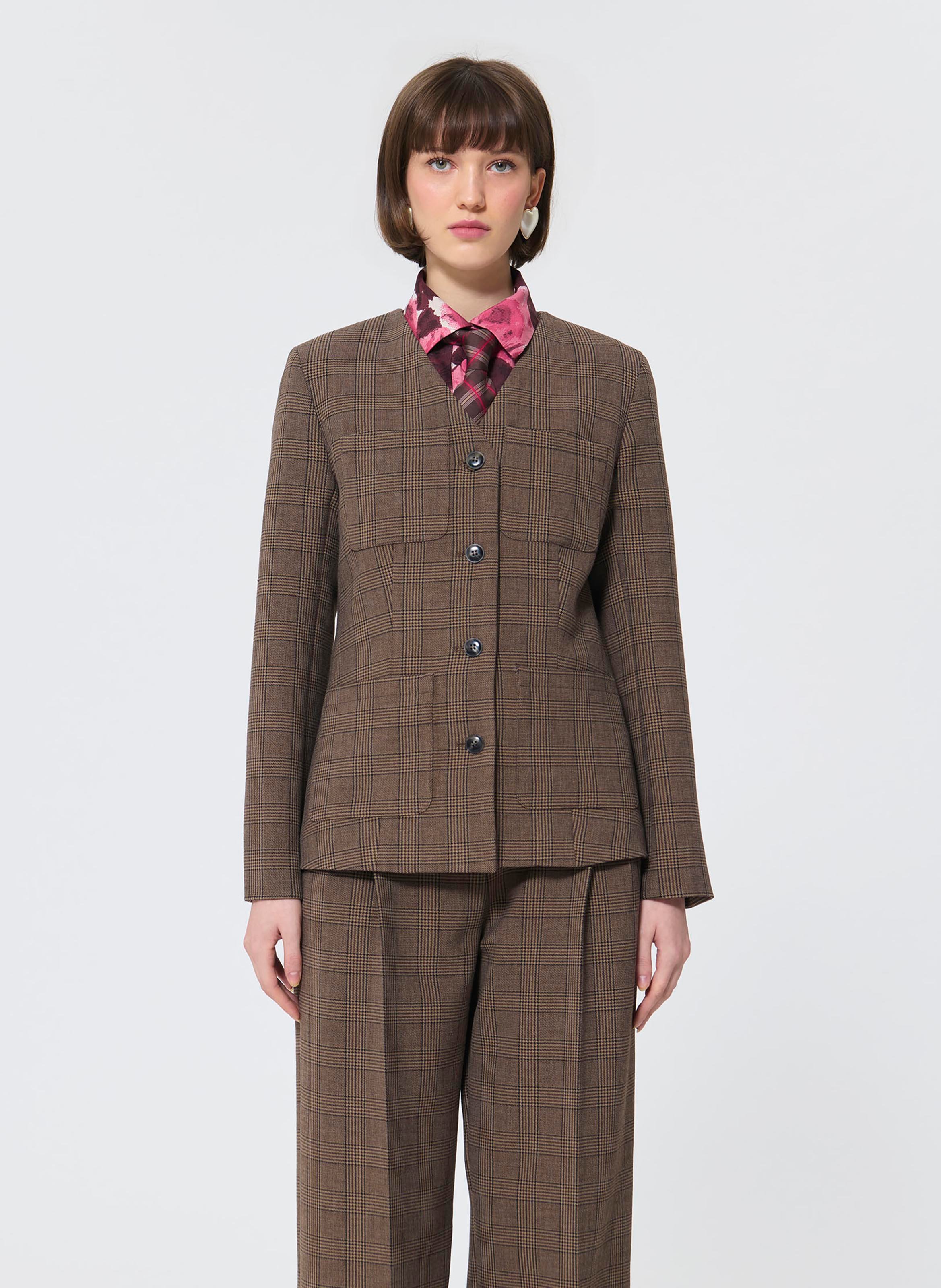 Veste col tailleur  TARA JARMON Beige