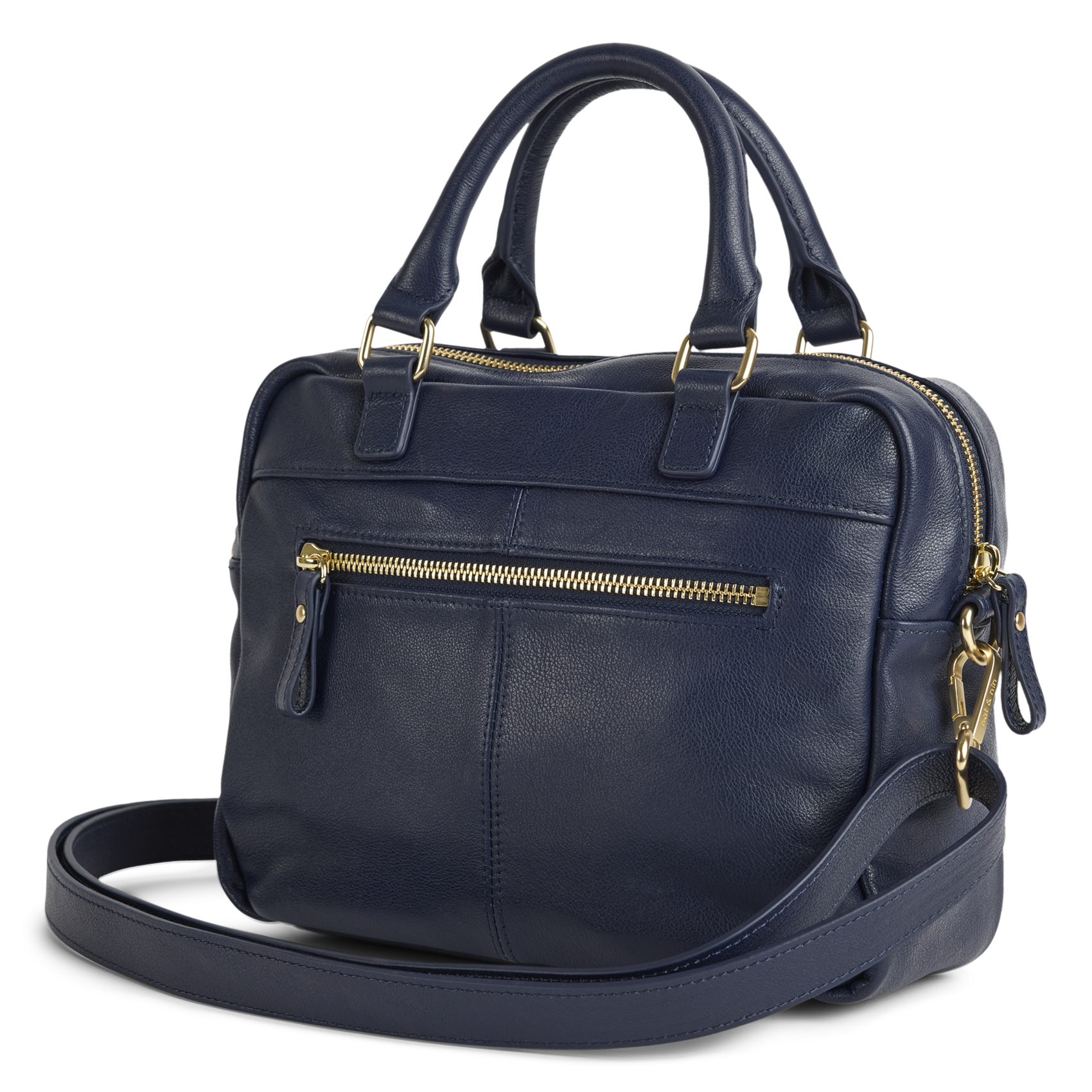 Sac à main multipoches en cuir NAT & NIN Bleu