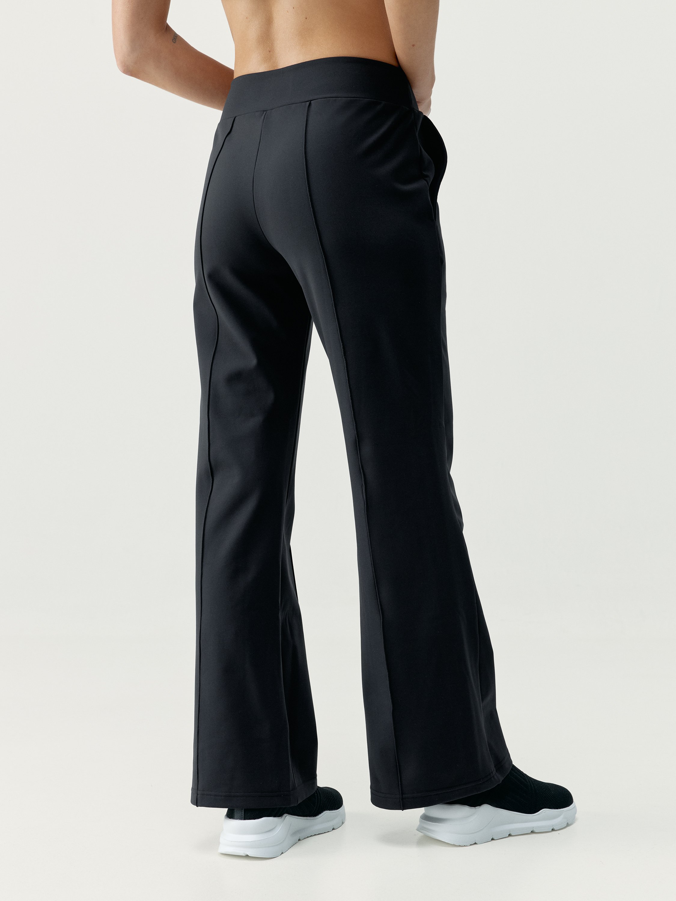 Comfortable straight-leg pants BORN LIVING YOGA Black