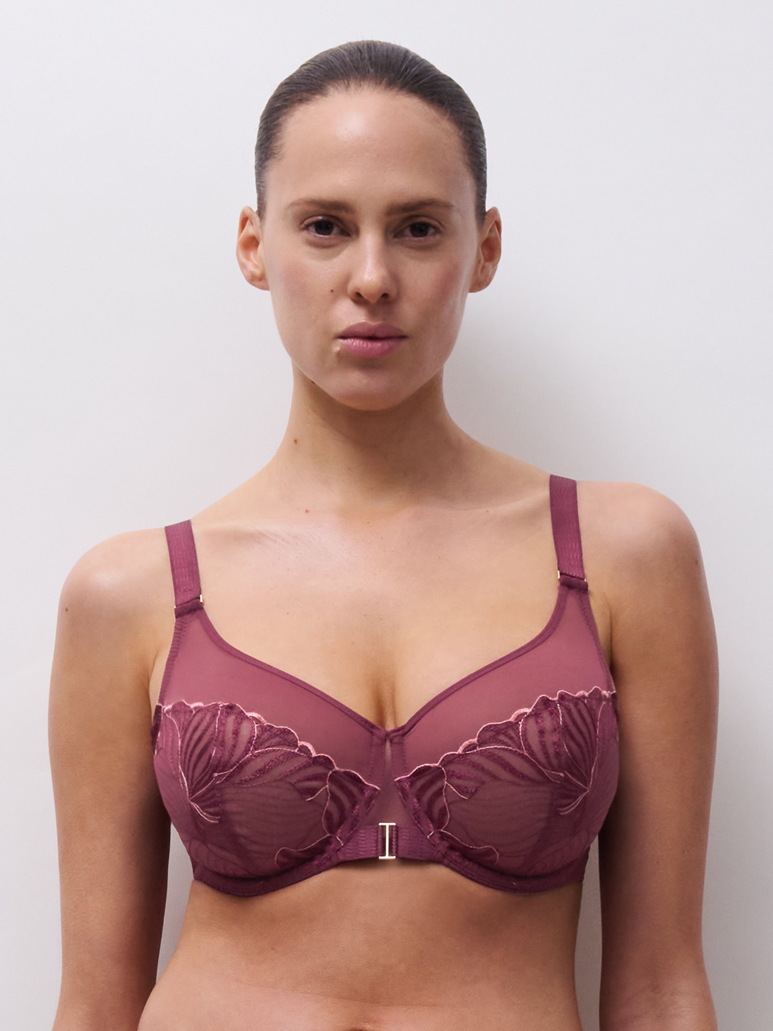 Very supportive embroidered bra CHANTELLE Multicolored
