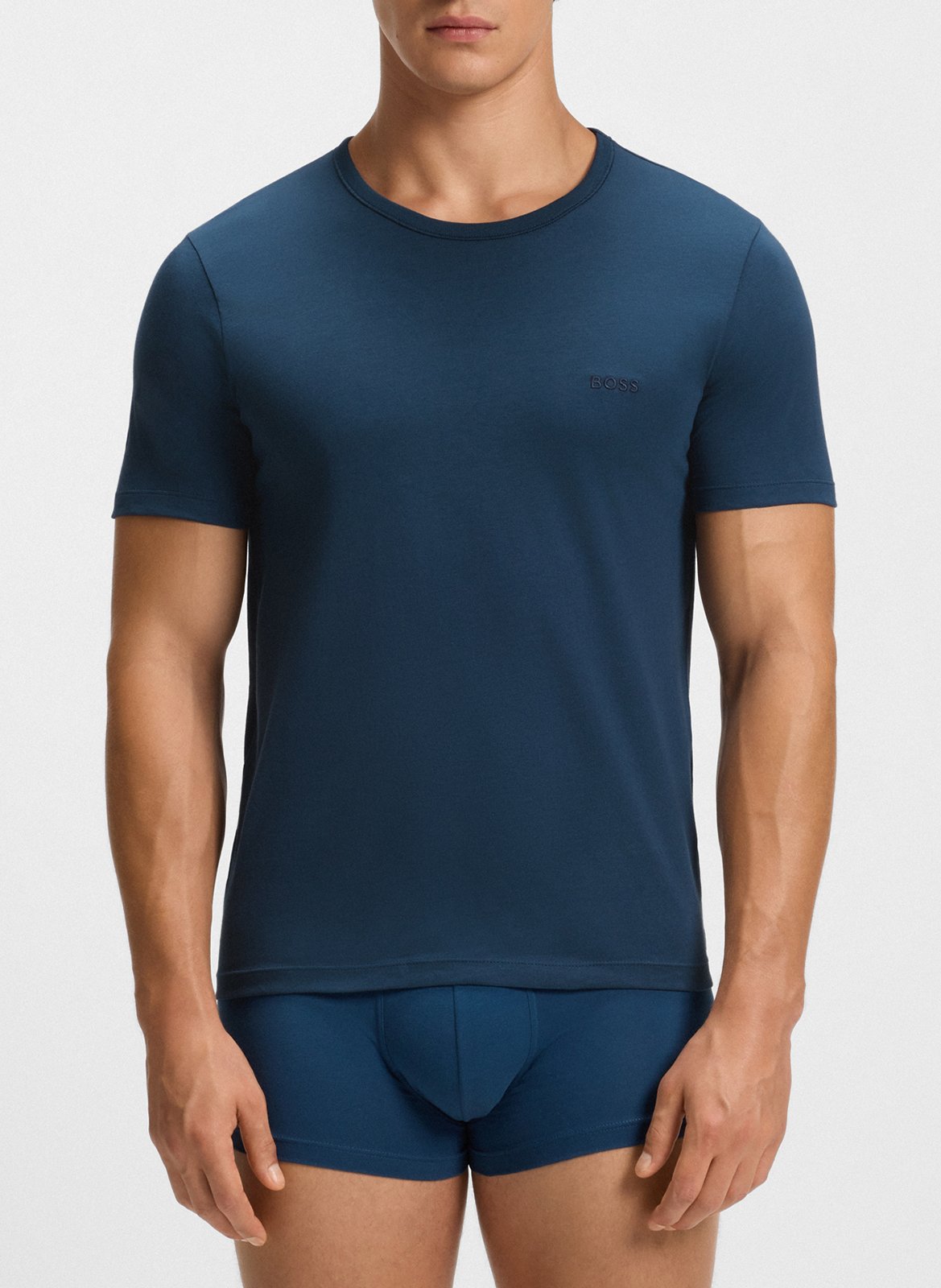 Set of 3 fitted cotton T-shirts Multicolored