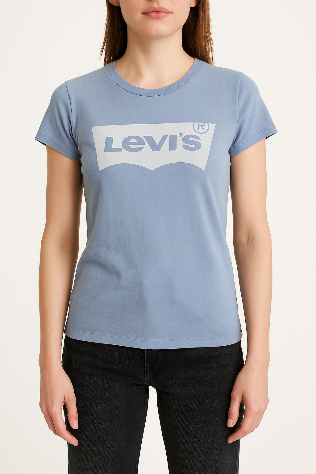 Tommy Badge T-shirt LEVI'S - Seconde main Blue