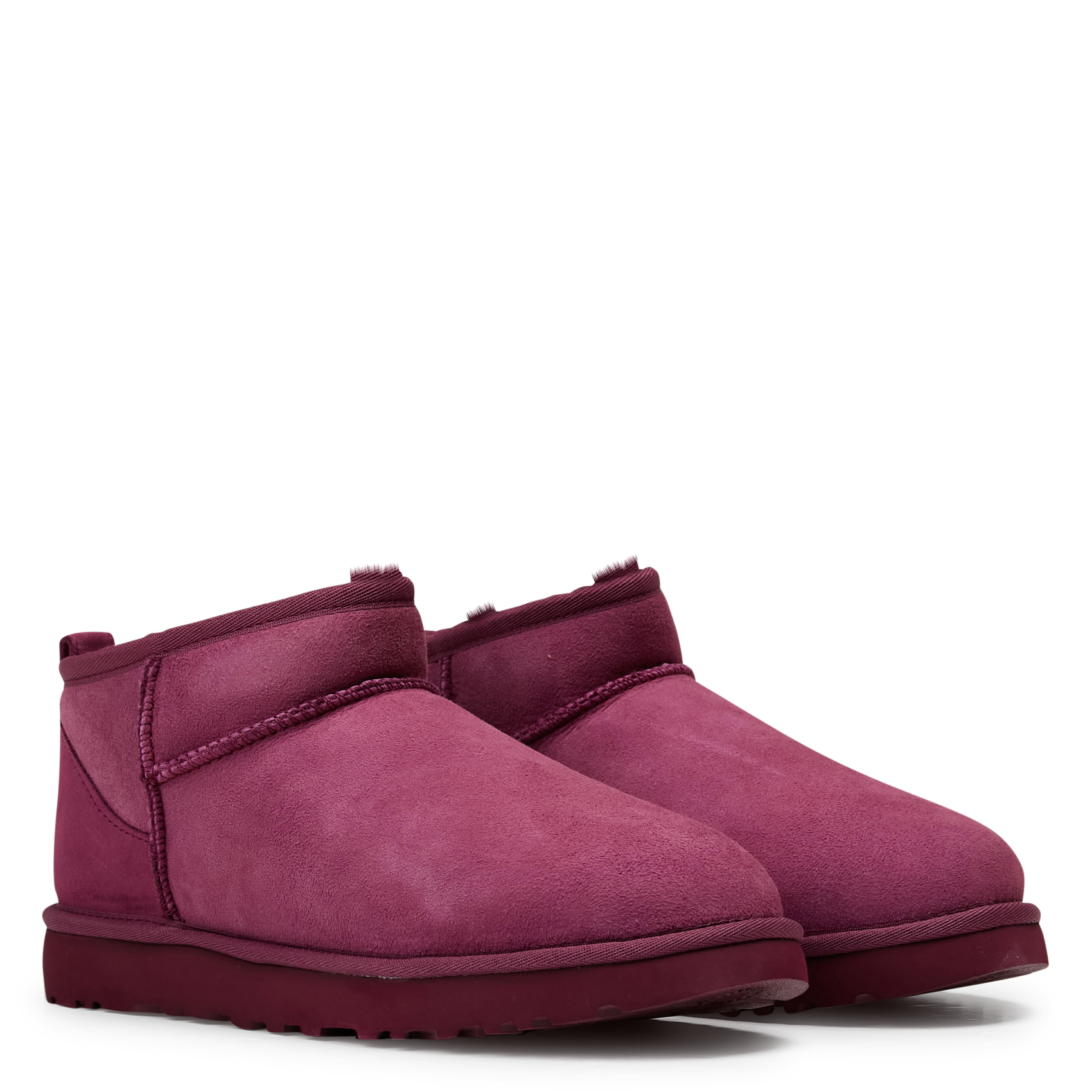 Boots en cuir velours UGG Rouge