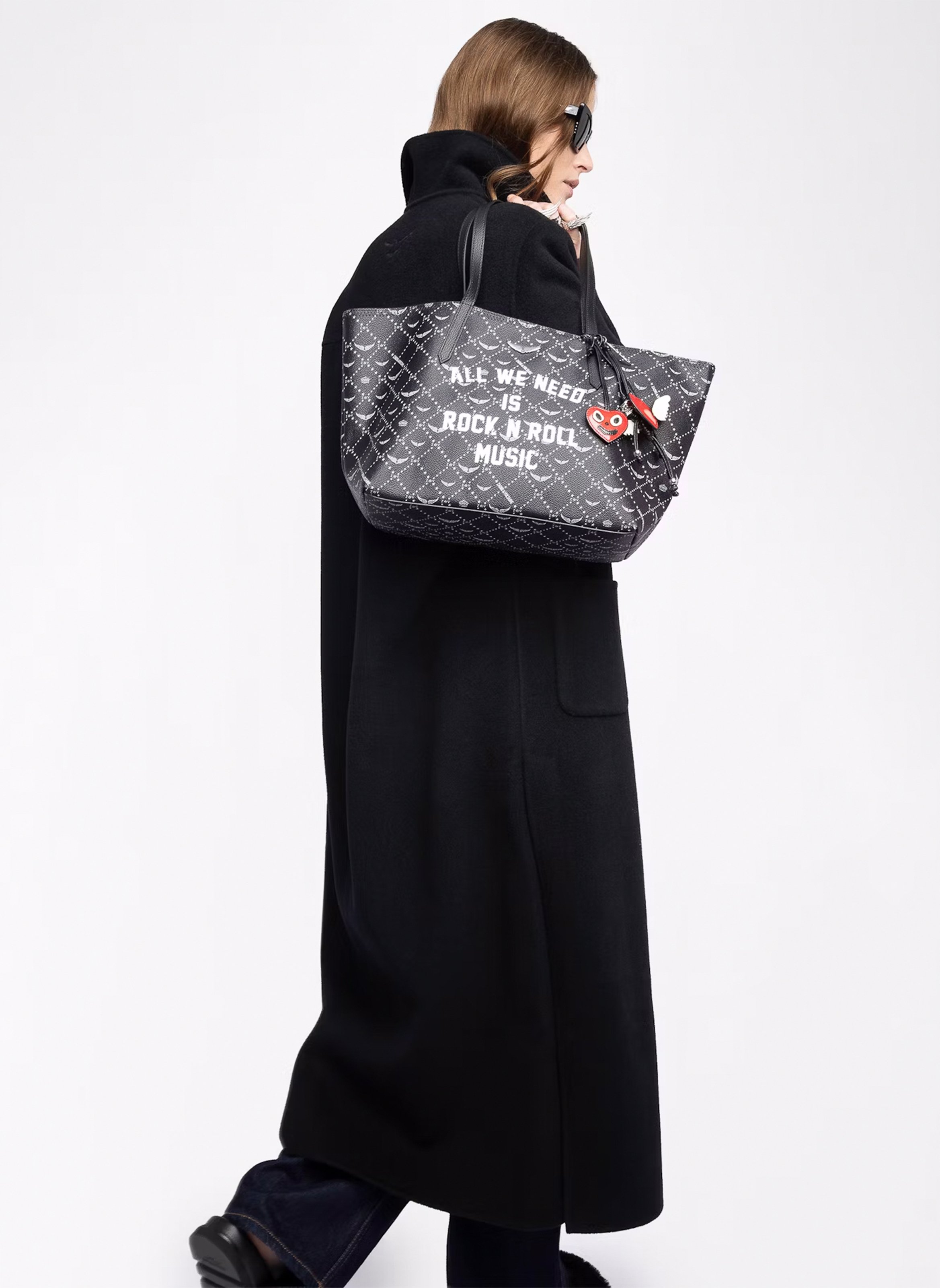 Monogram tote bag ZADIG&VOLTAIRE Black