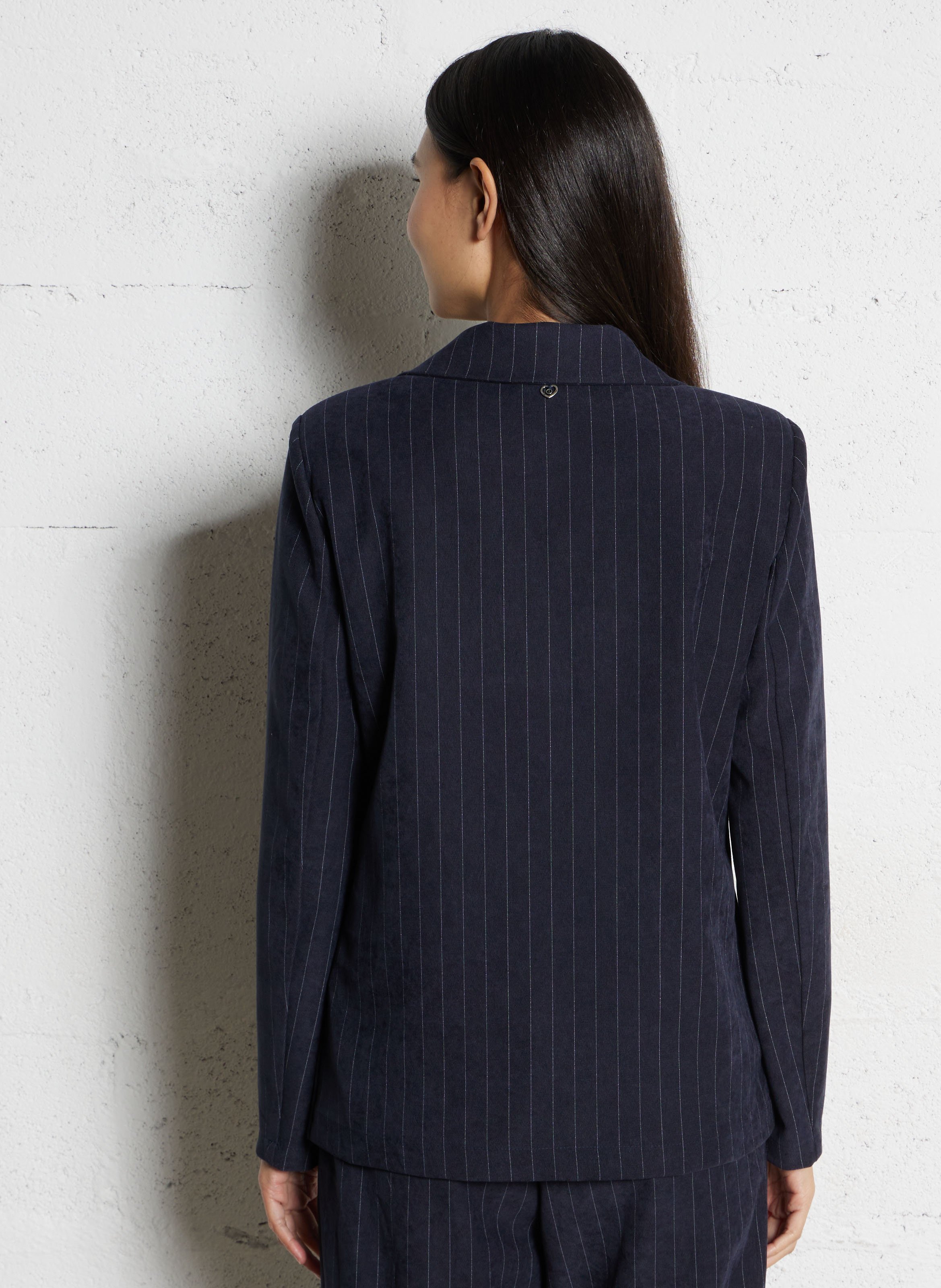 Veste de tailleur à rayures PLEASE Bleu