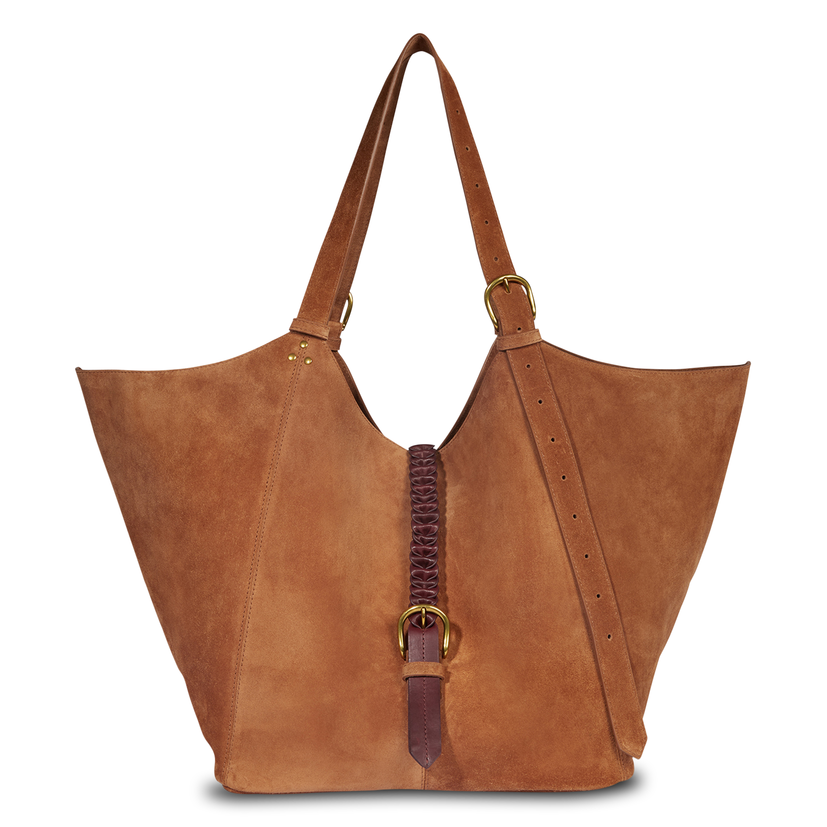 Sac cabas en cuir velours JEROME DREYFUSS