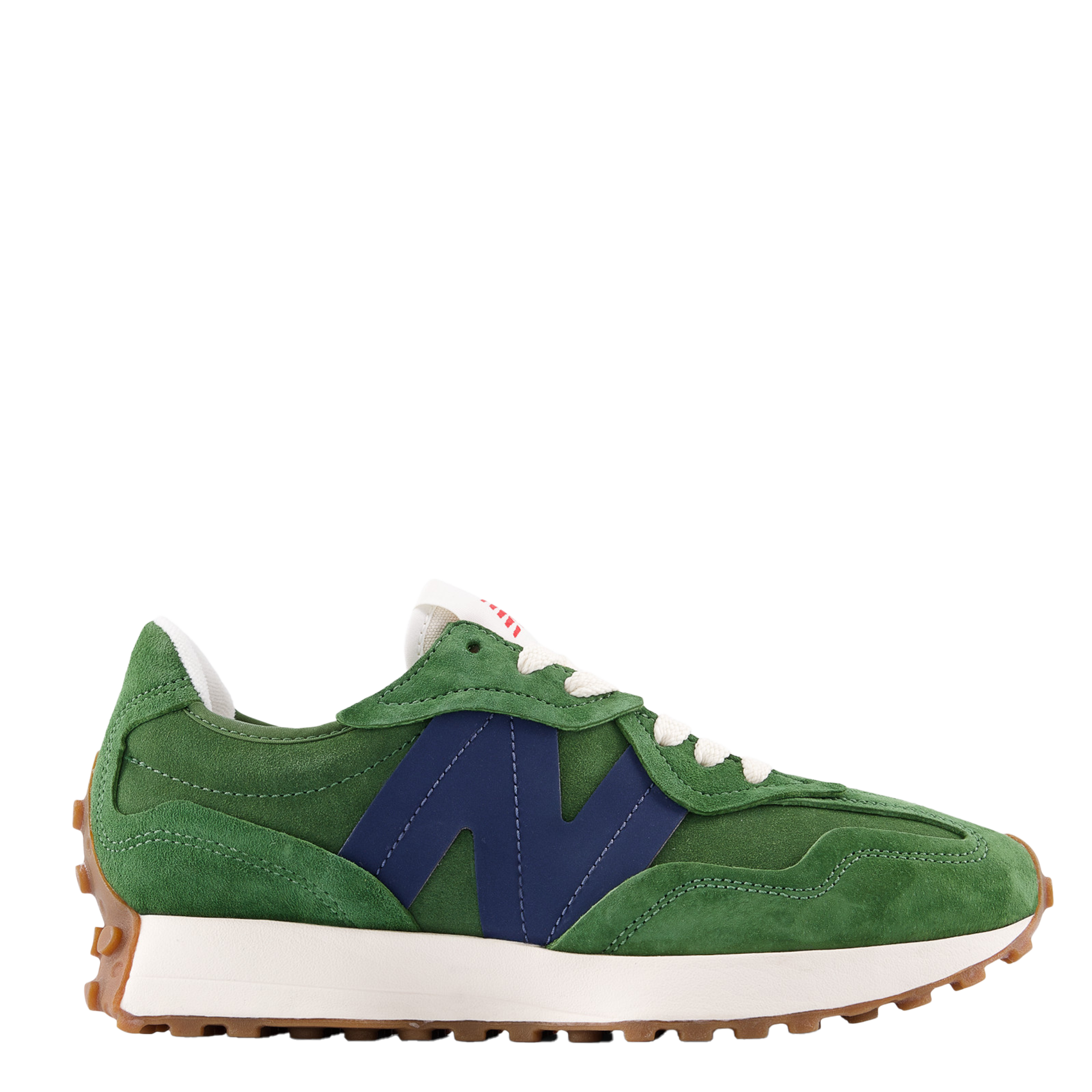Suede leather low-top sneakers NEW BALANCE Green