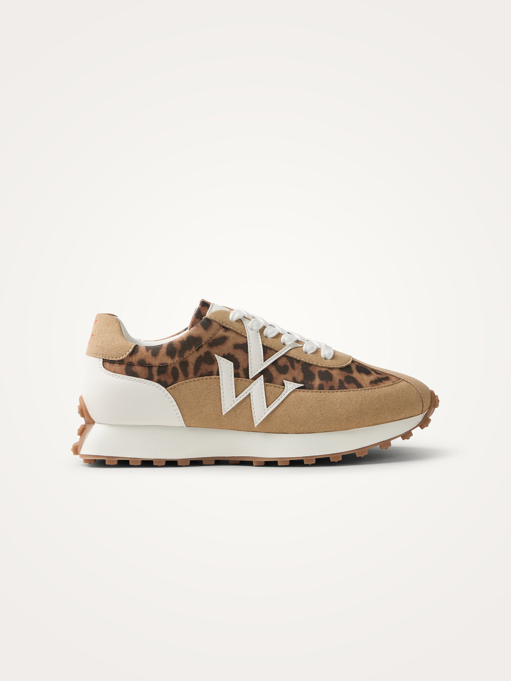 Sneakers with monogram on running sole VANESSA WU Beige