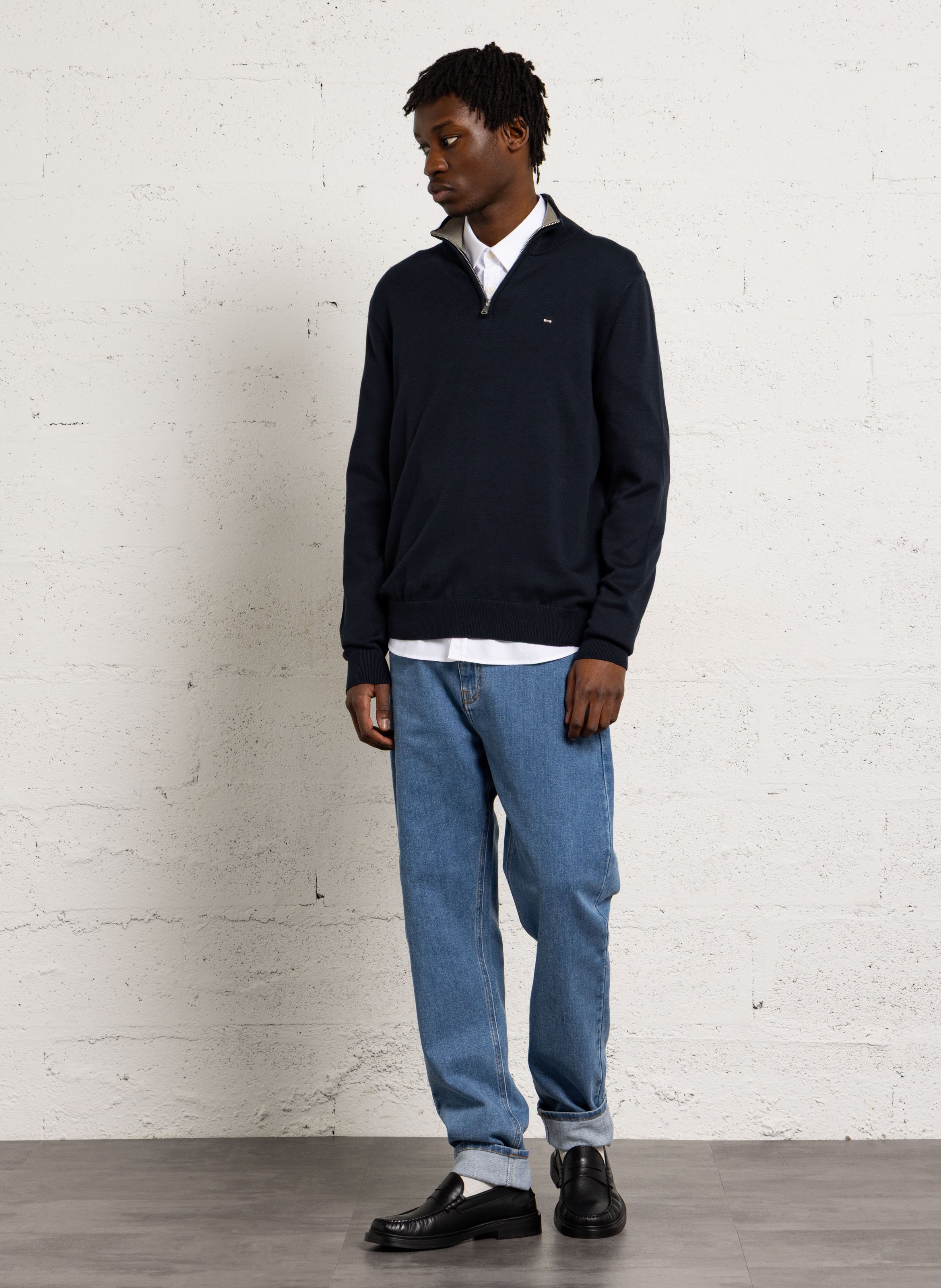 Chemise oversize col classique en coton CHEVIGNON Blanc