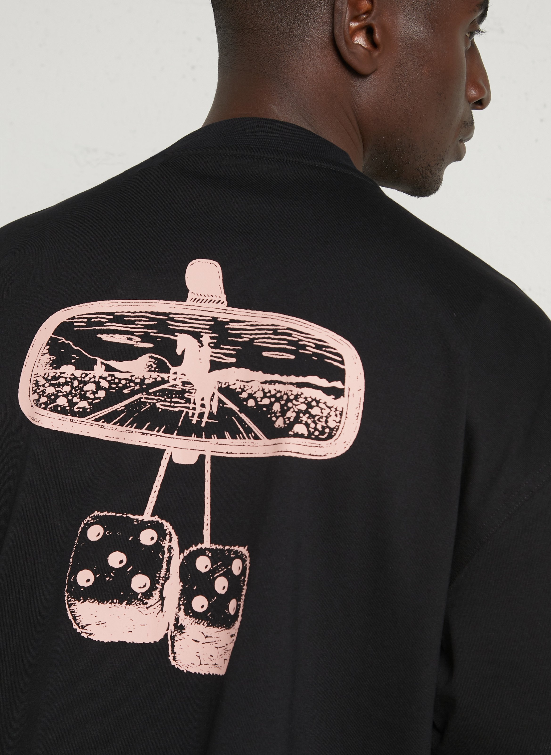Straight cotton T-shirt DICKIES Black