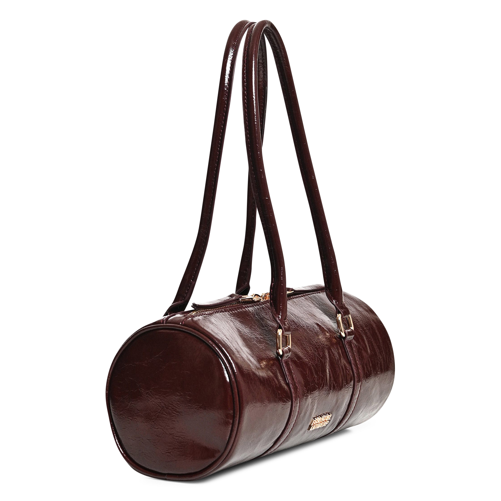 Sac porté épaule vernis ESSENTIEL ANTWERP Brown