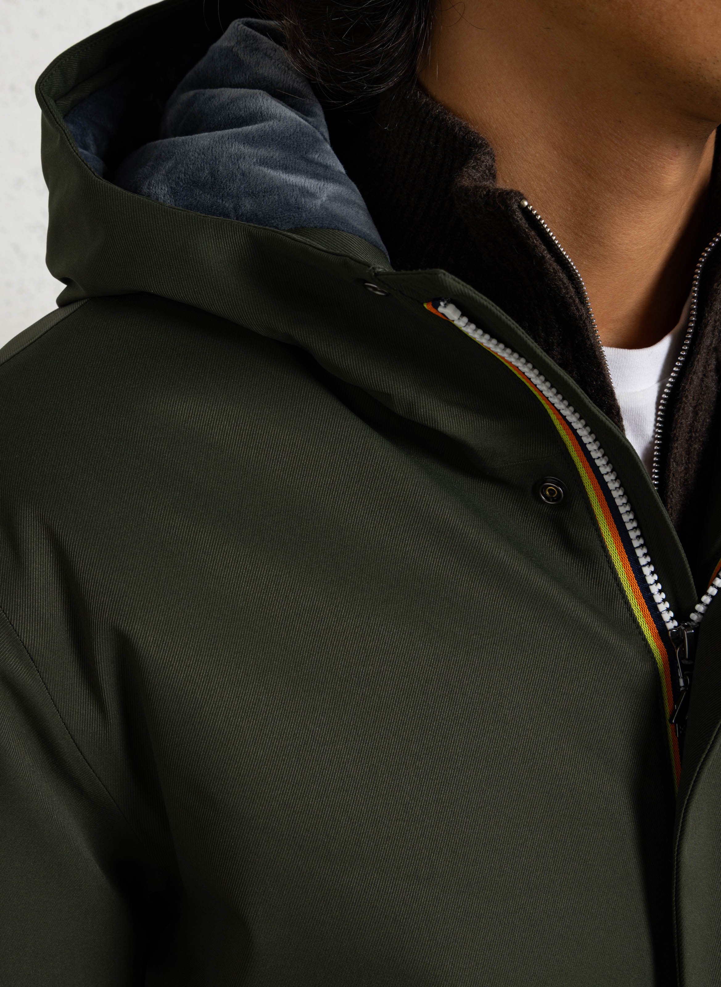 Jacke mit Stehkragen K-WAY Grun