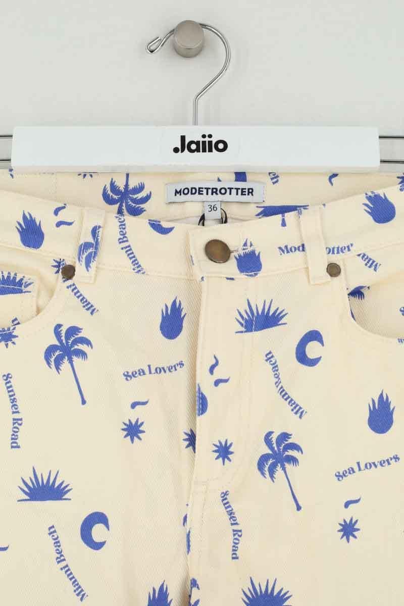 Straight jeans MODETROTTER - Seconde Main Beige