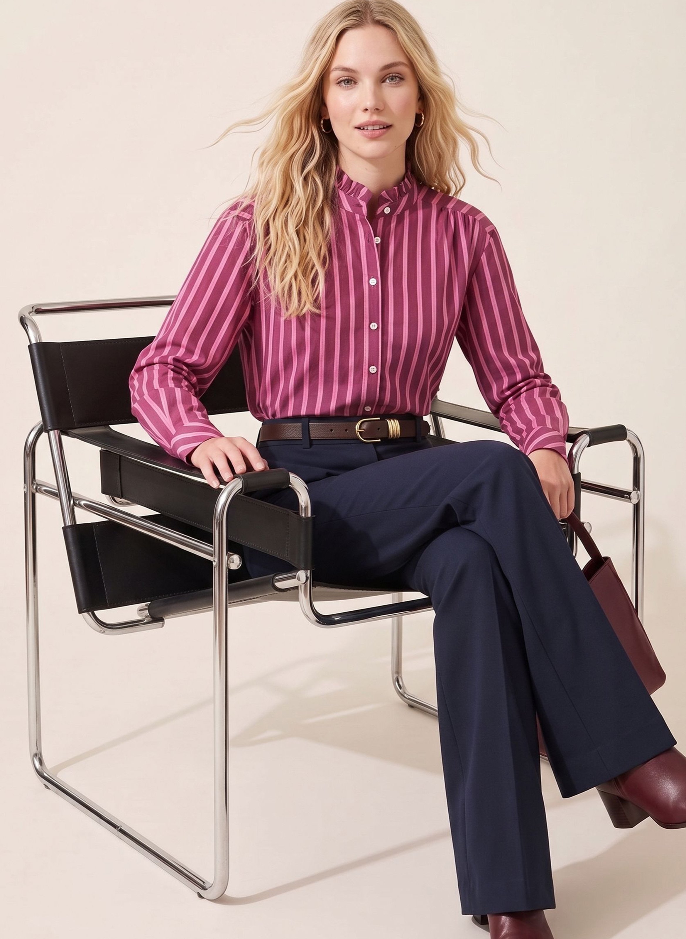 Pantalon droit large KOOKAI Bleu