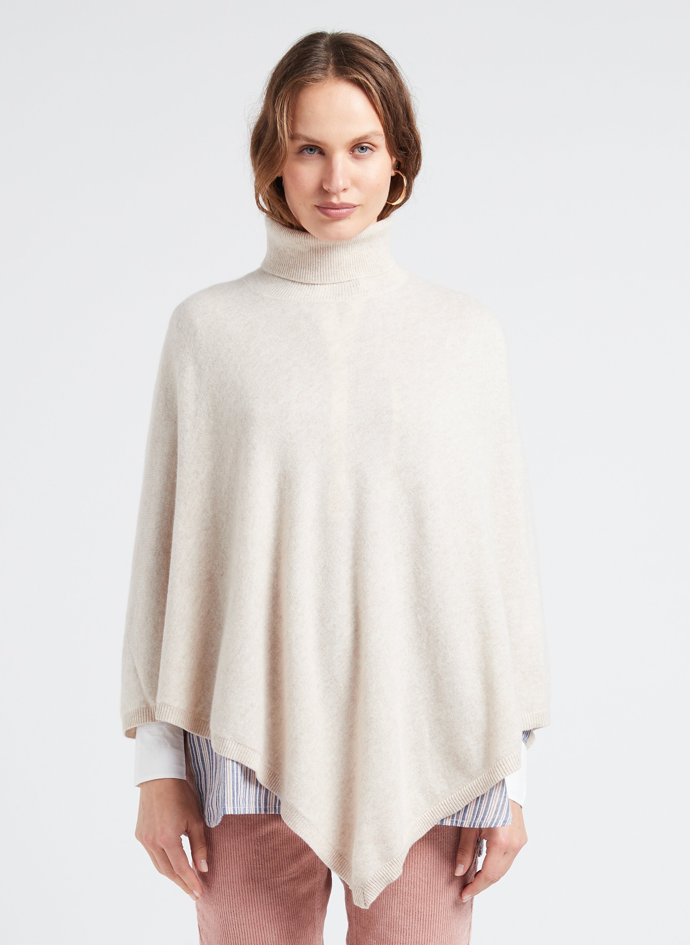 Poncho femme best sale laine cachemire