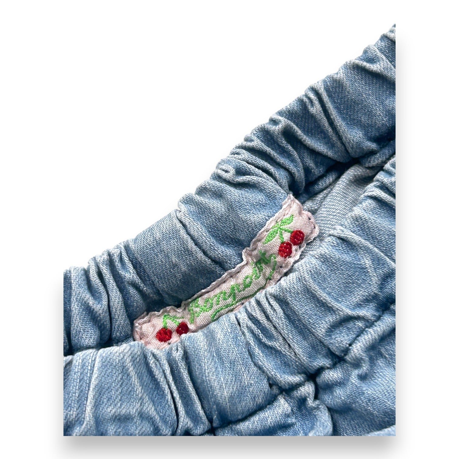 Blue baby pants - 12 months BONPOINT - Seconde Main Blue