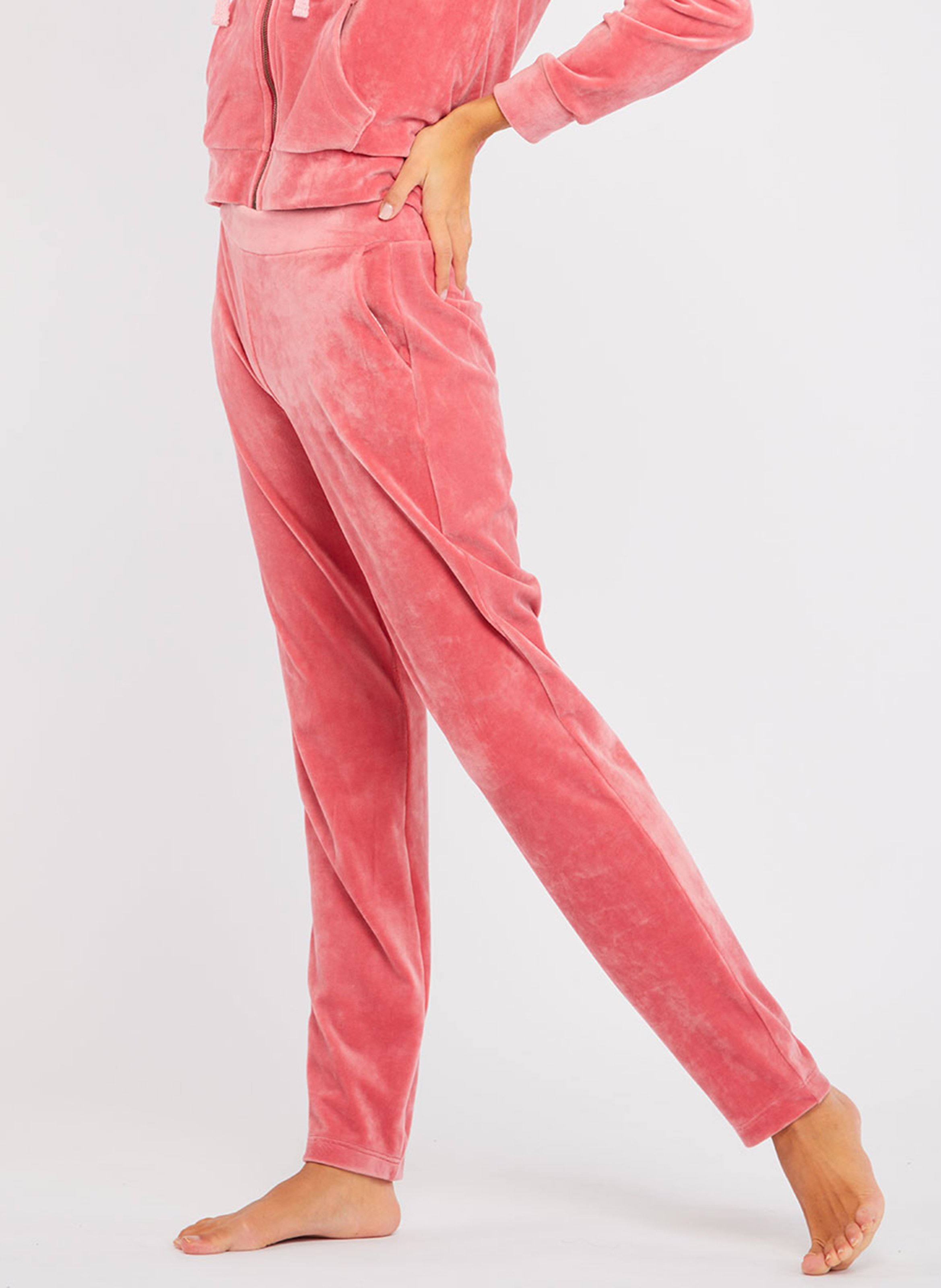 Velour joggers BANANA MOON Pink
