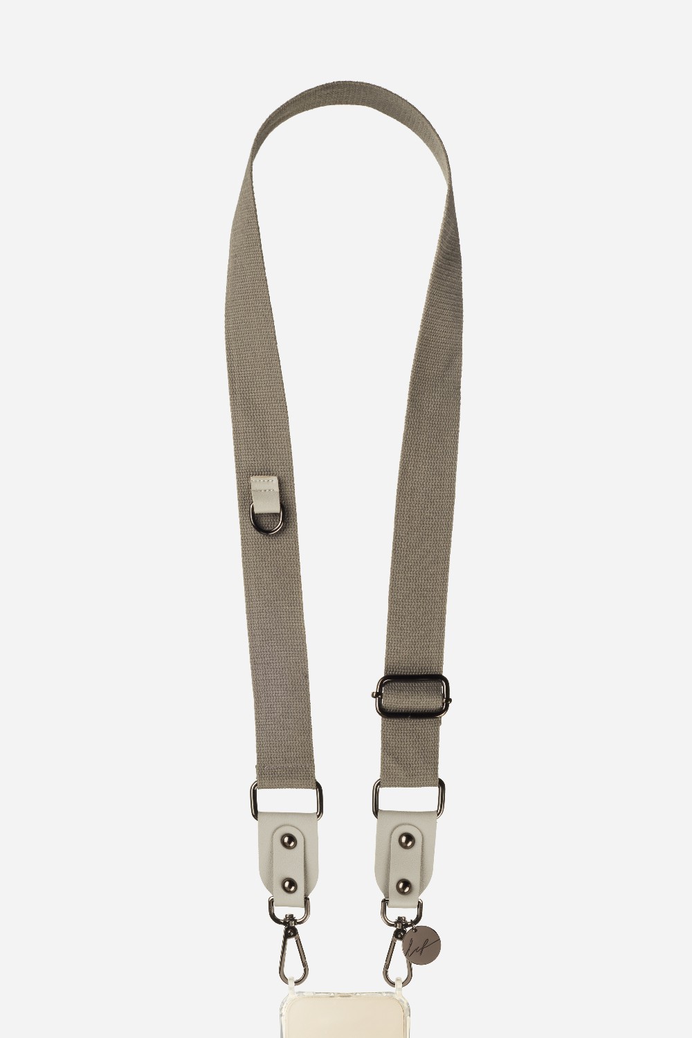 Cordon de téléphone en coton LA COQUE FRANCAISE Argent