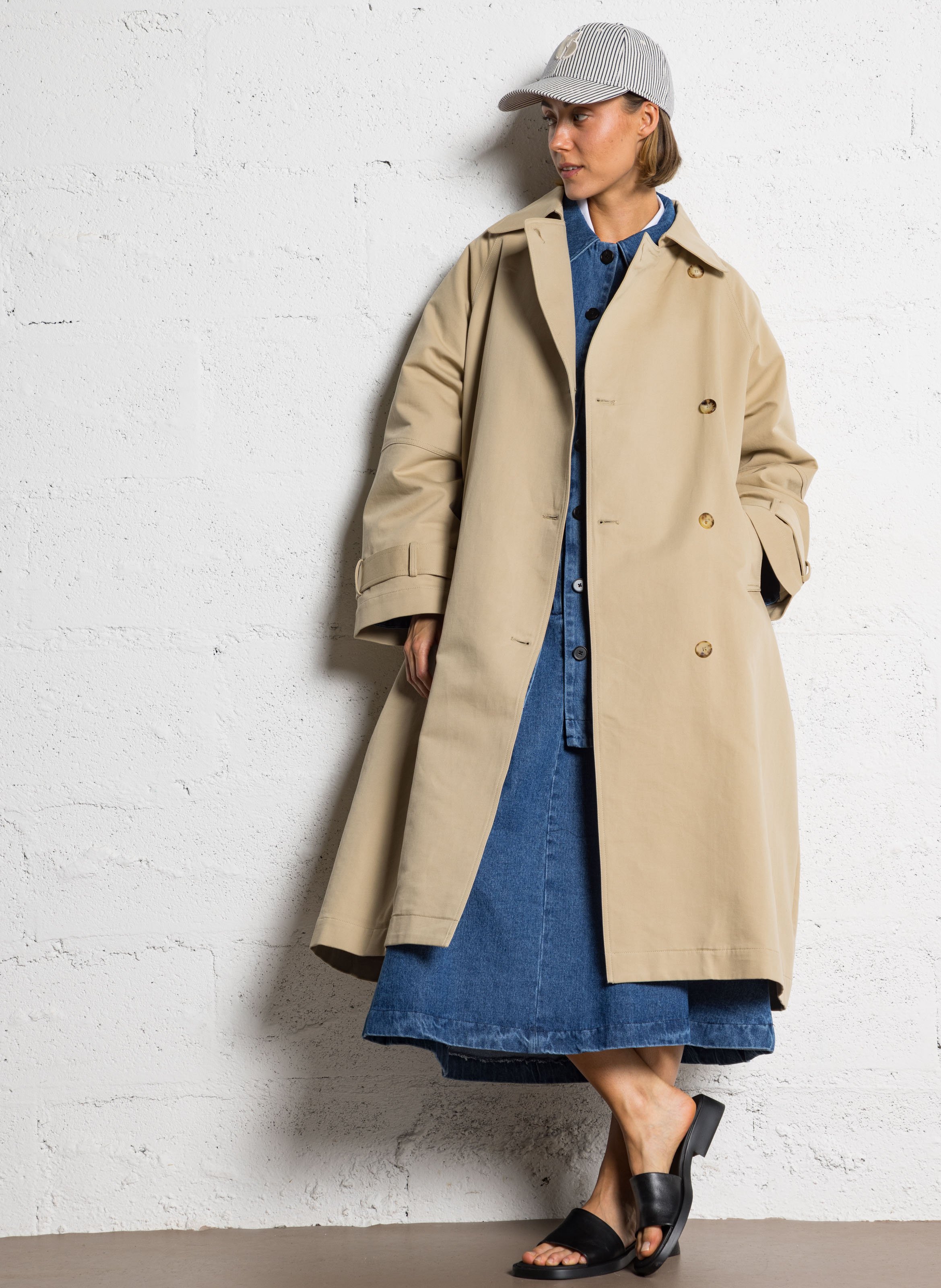 Sac porté épaule rayé - Look 1