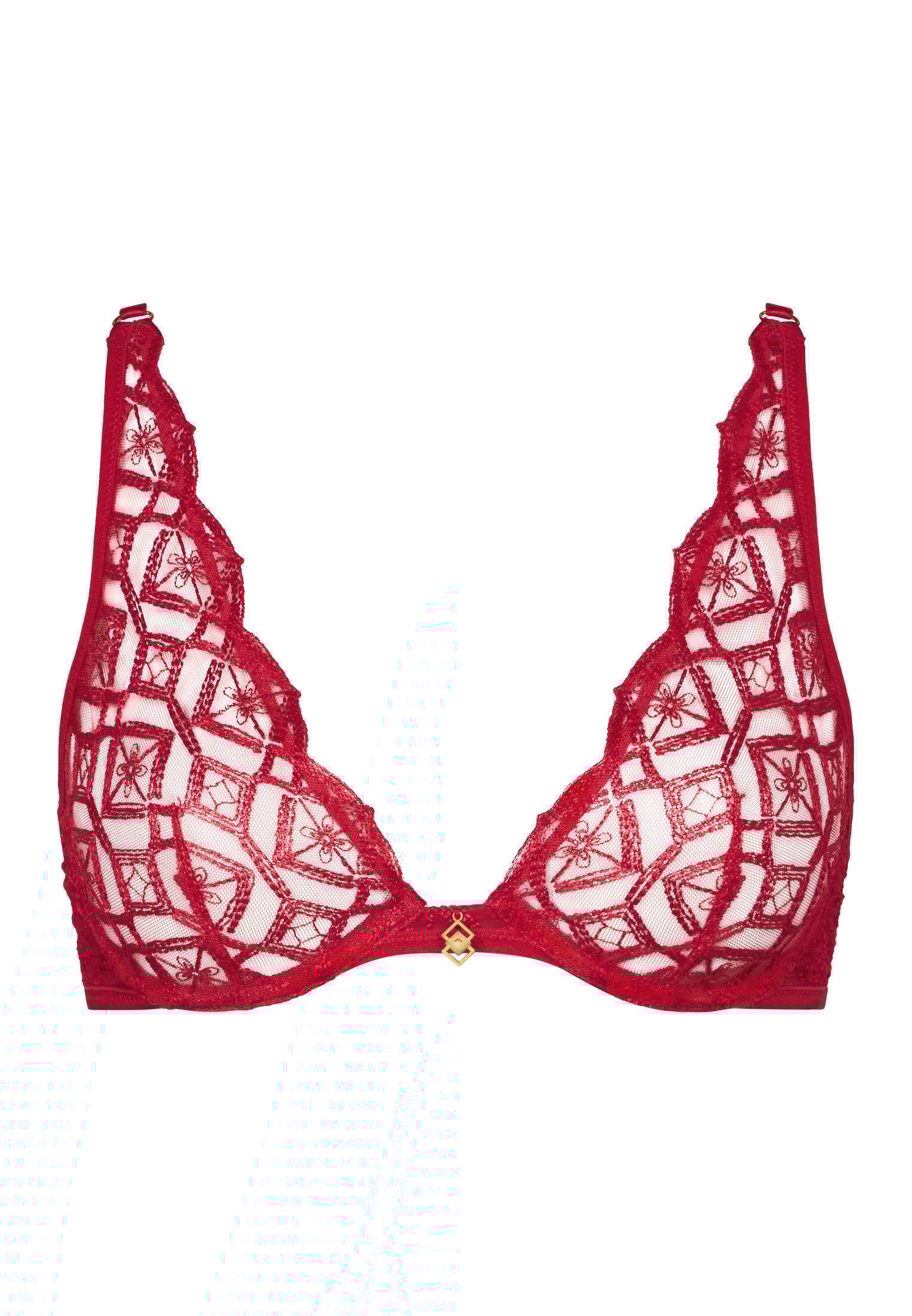 Soutien-gorge triangle avec armatures AUBADE Rouge