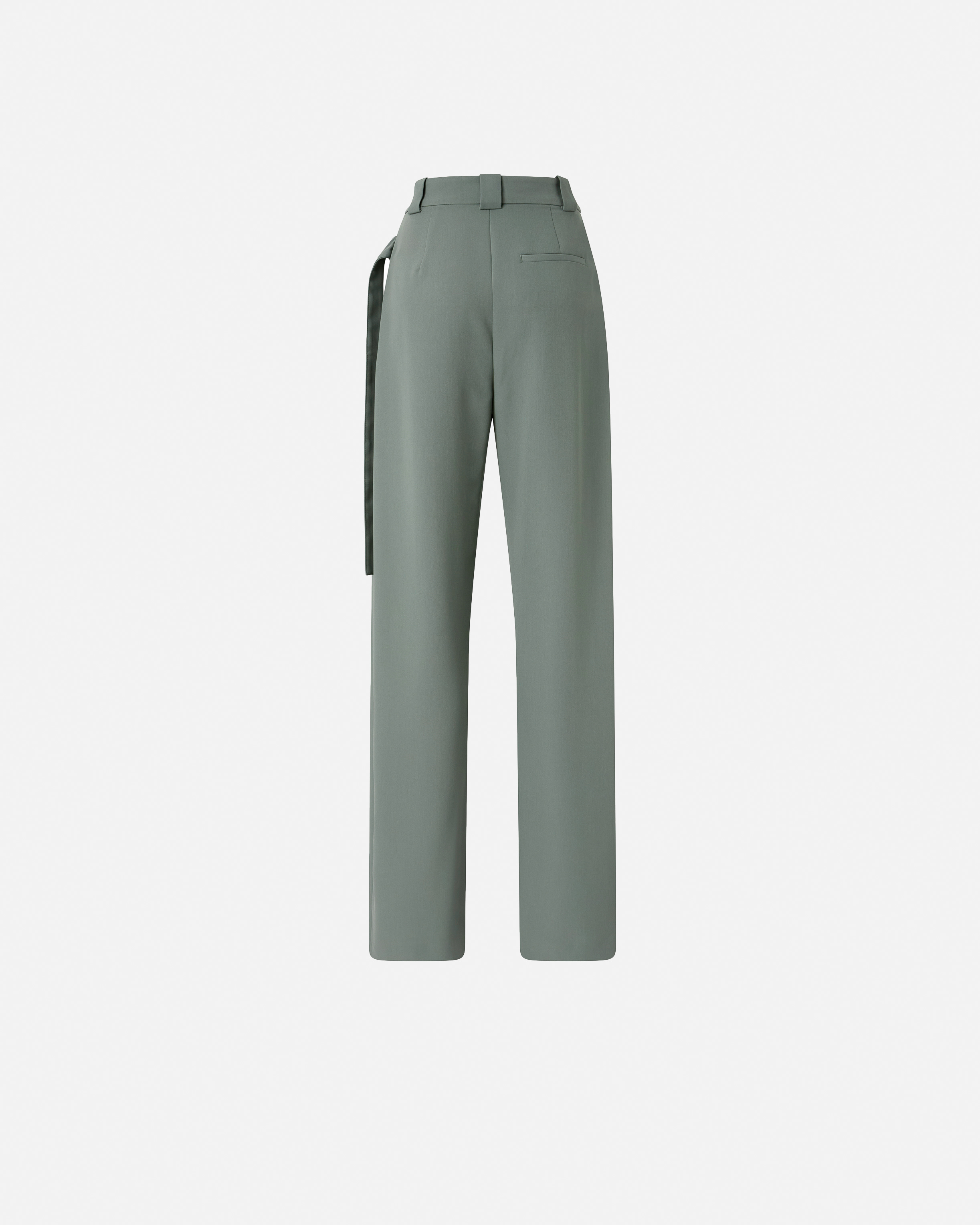 Wide leg wrap trousers PINKO Green