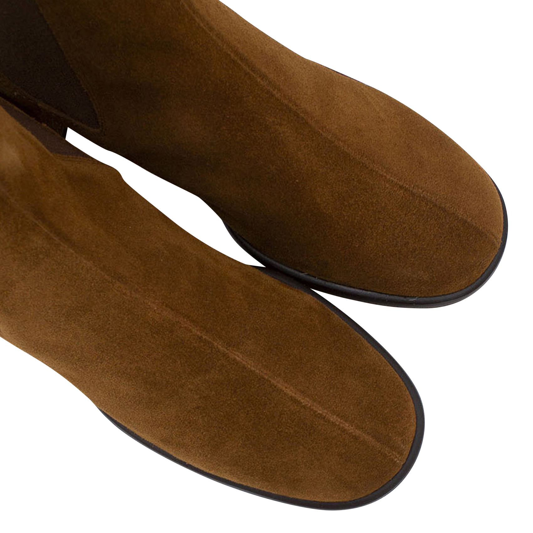 Bottines en cuir velours ANGEL ALARCON Marron