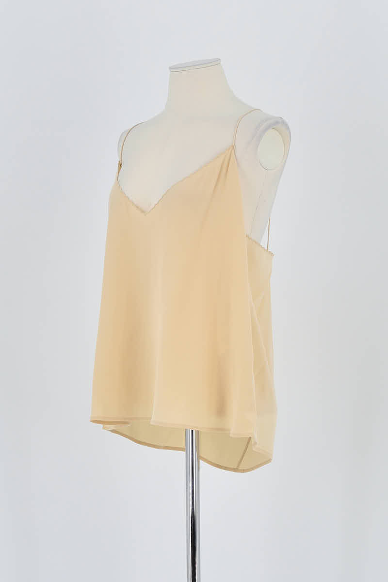 Azawood sleeveless top SEZANE - Seconde main Beige