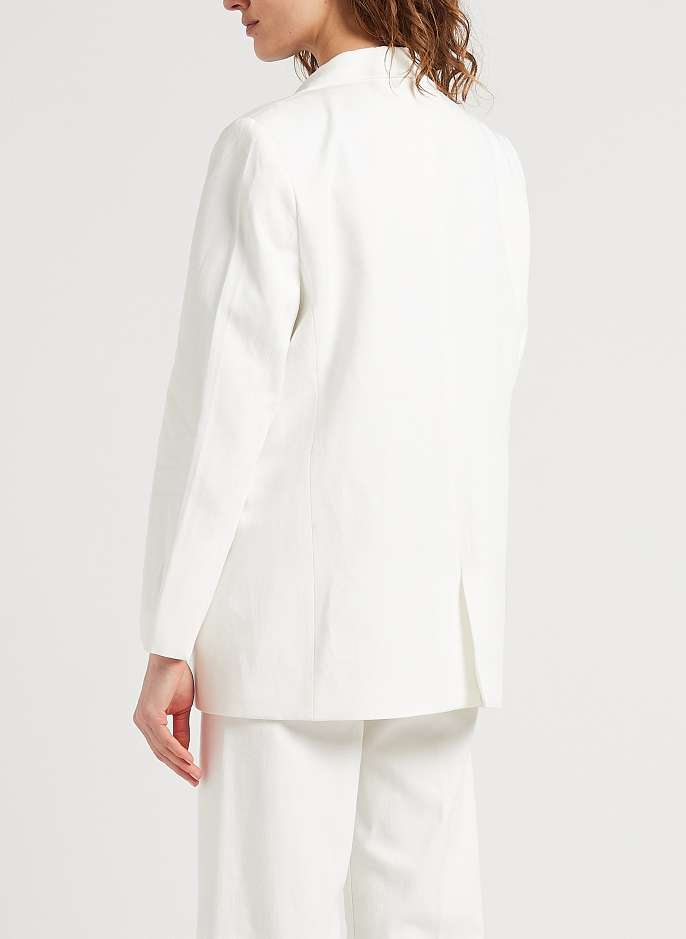 Veste de tailleur en coton mélangé  THE NEW SOCIETY Blanc