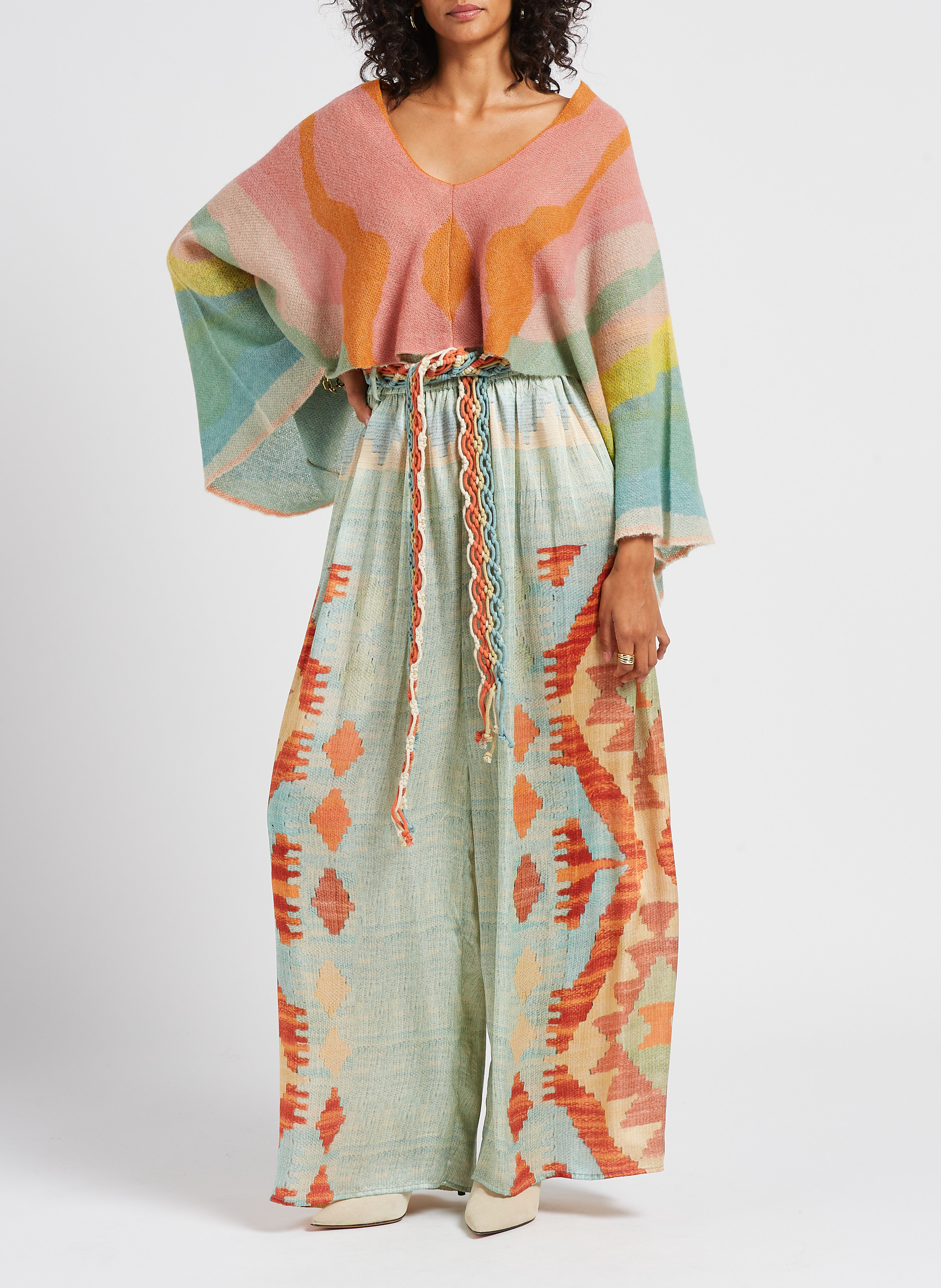 Pantalon large fluide  MES DEMOISELLES Bleu