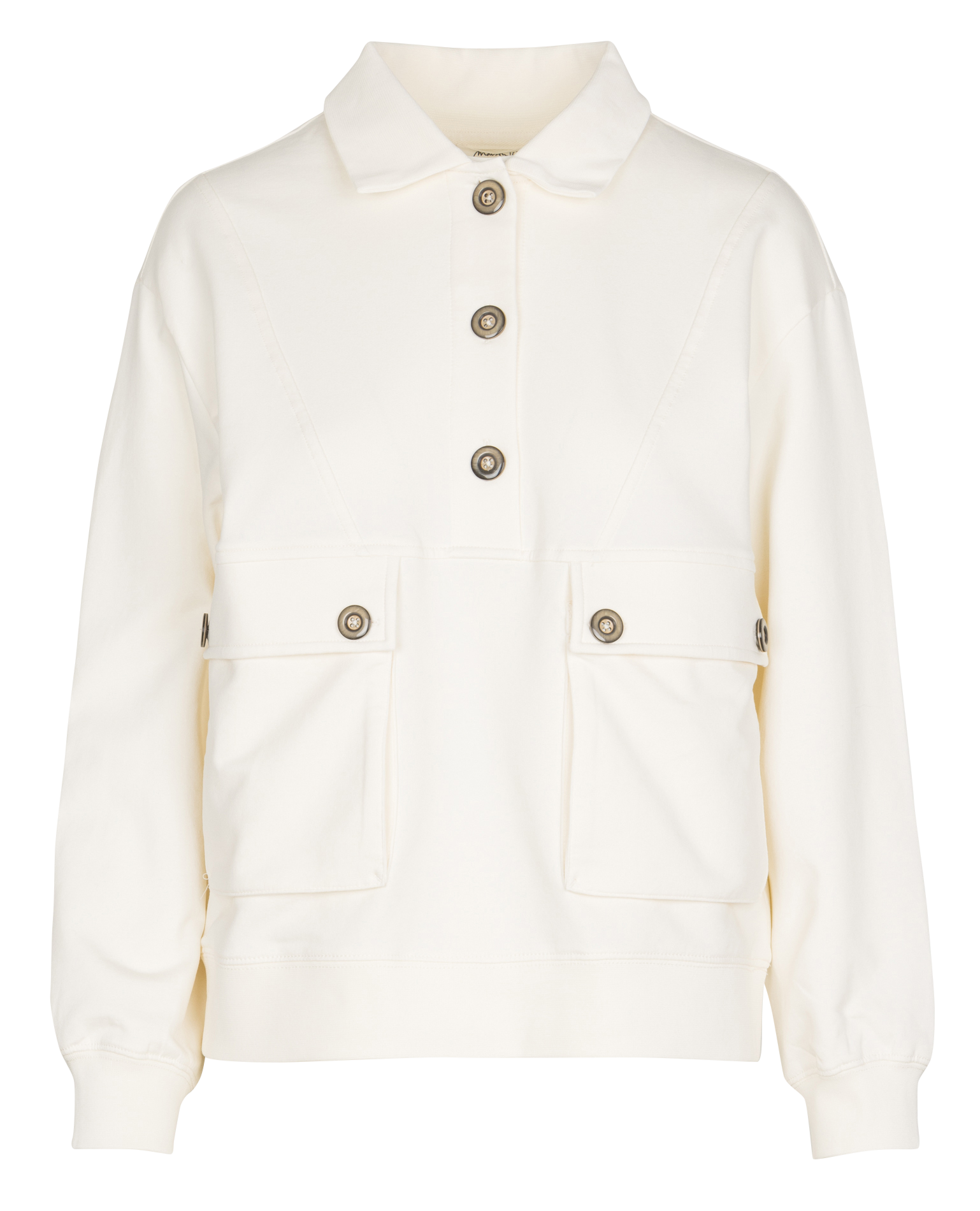 Polo collar sweatshirt in blended cotton MAISON 123