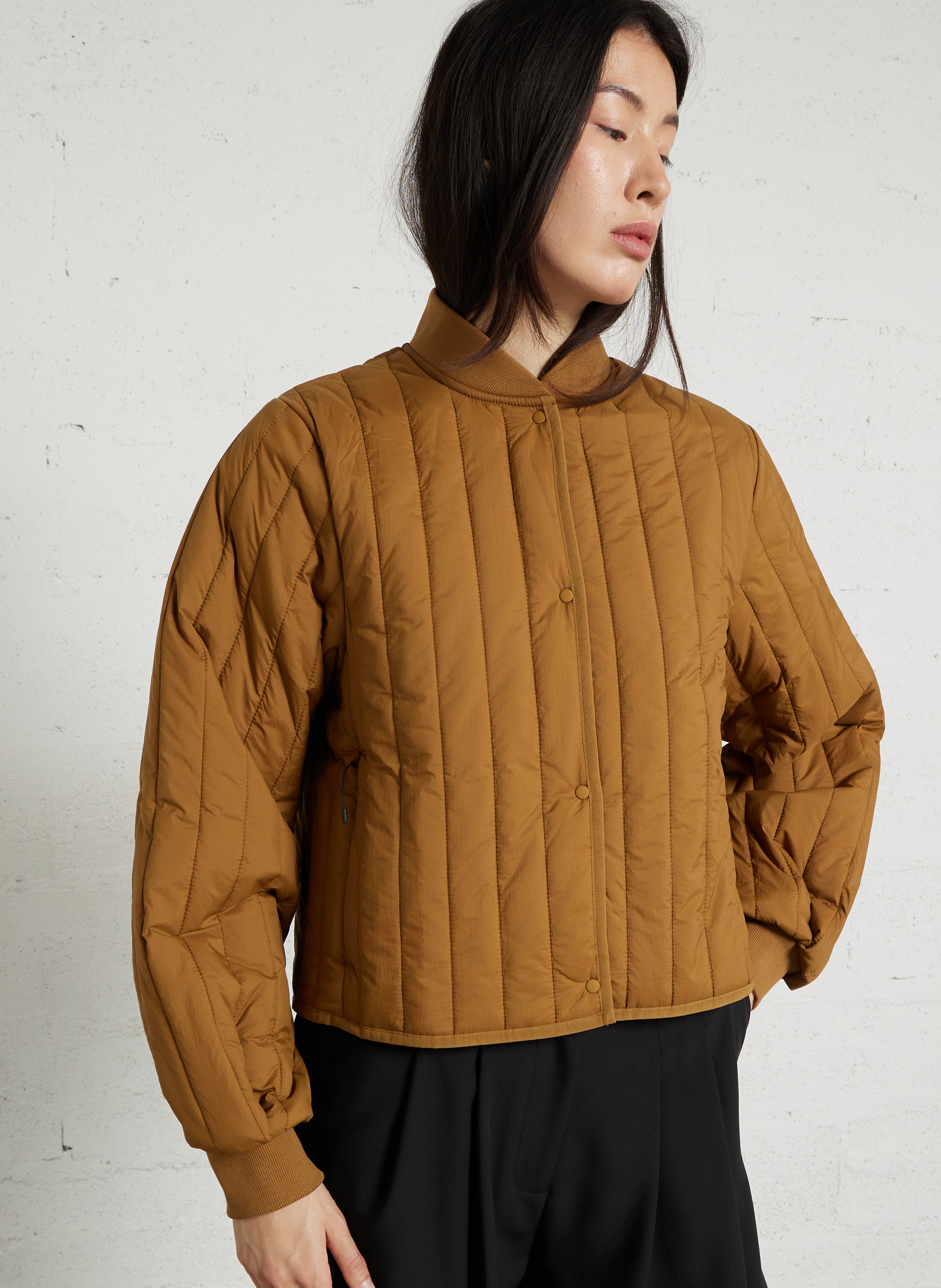 Veste droite col teddy matelassée RAINS