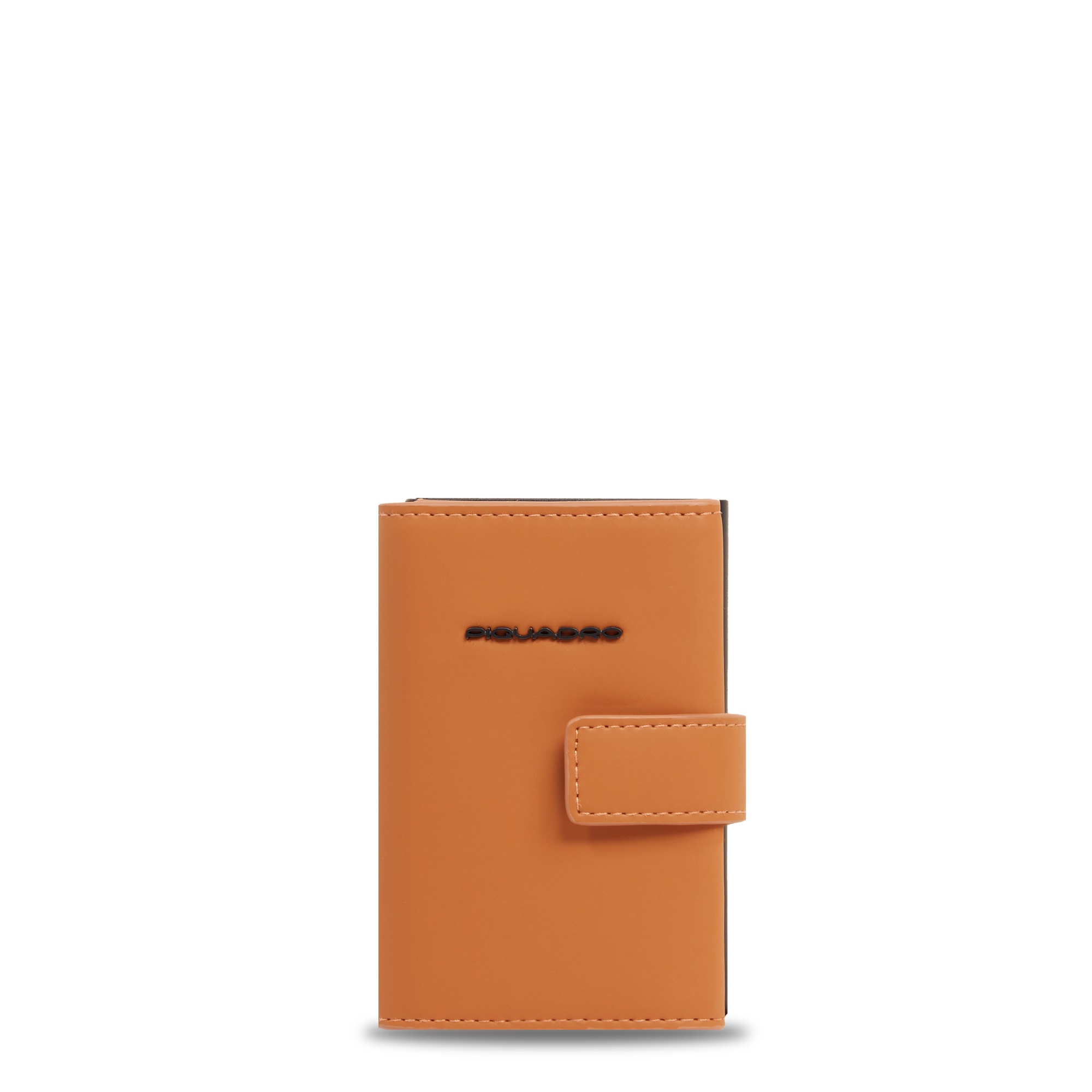 Automatic pop-up cardholder PIQUADRO Brown