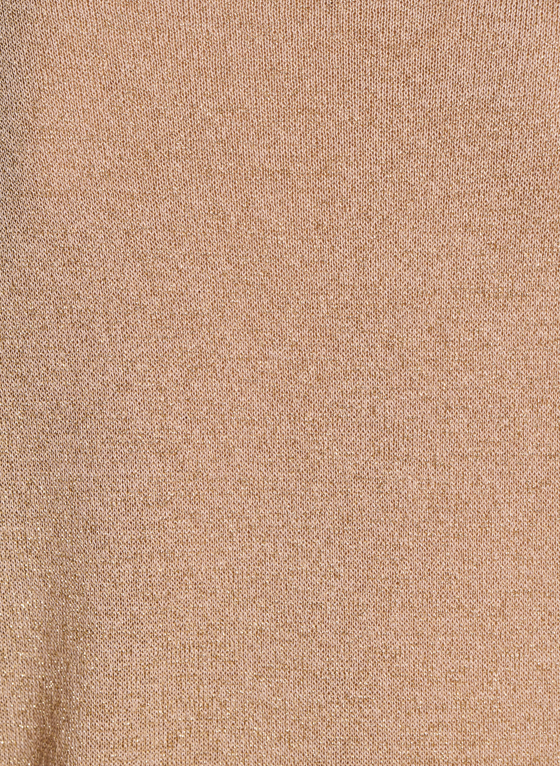 Kurzarm-Pullover aus schimmerndem Strick LA FEE MARABOUTEE Gelb