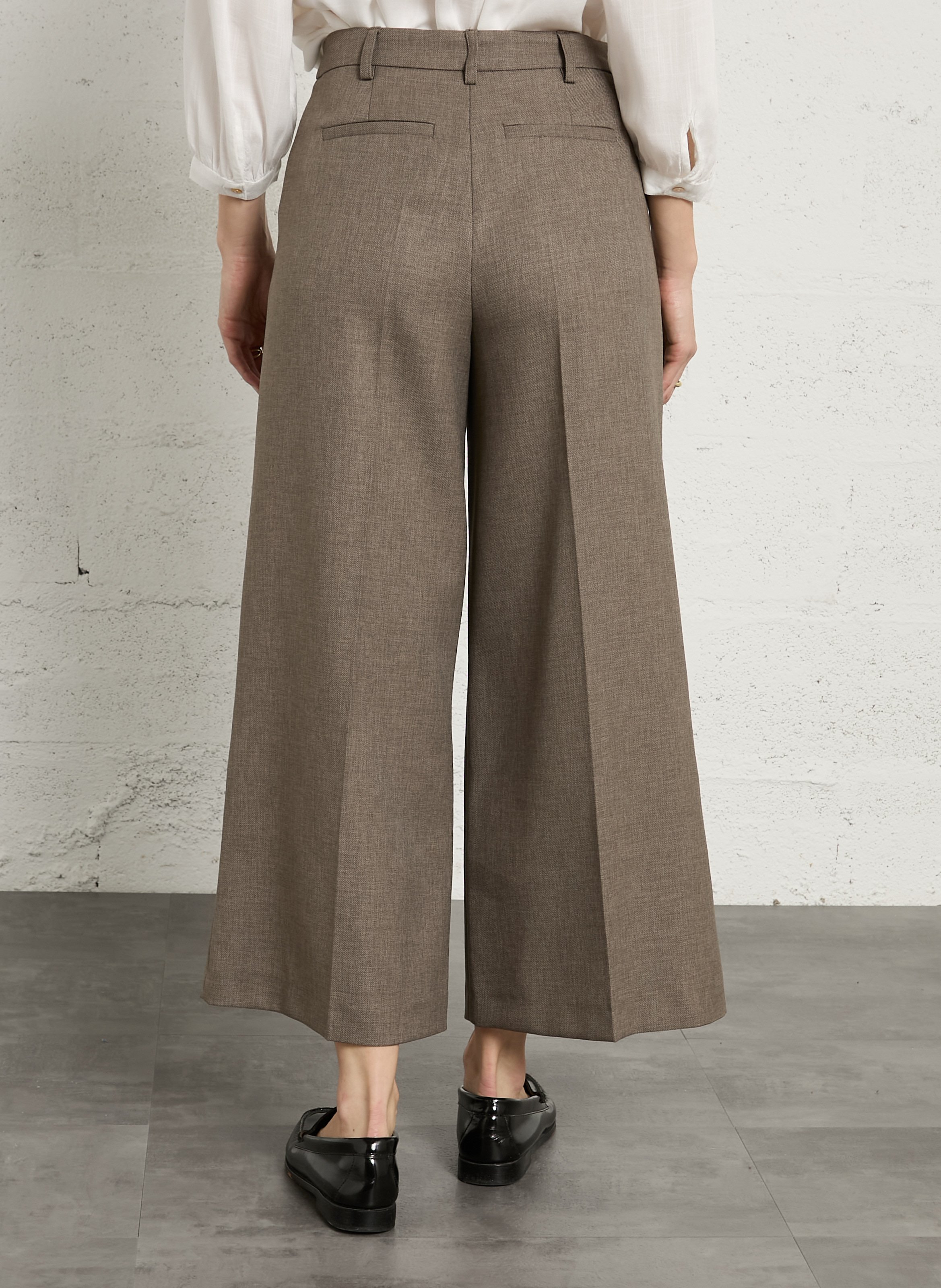 Wide pleated trousers  MAISON 123 Grey