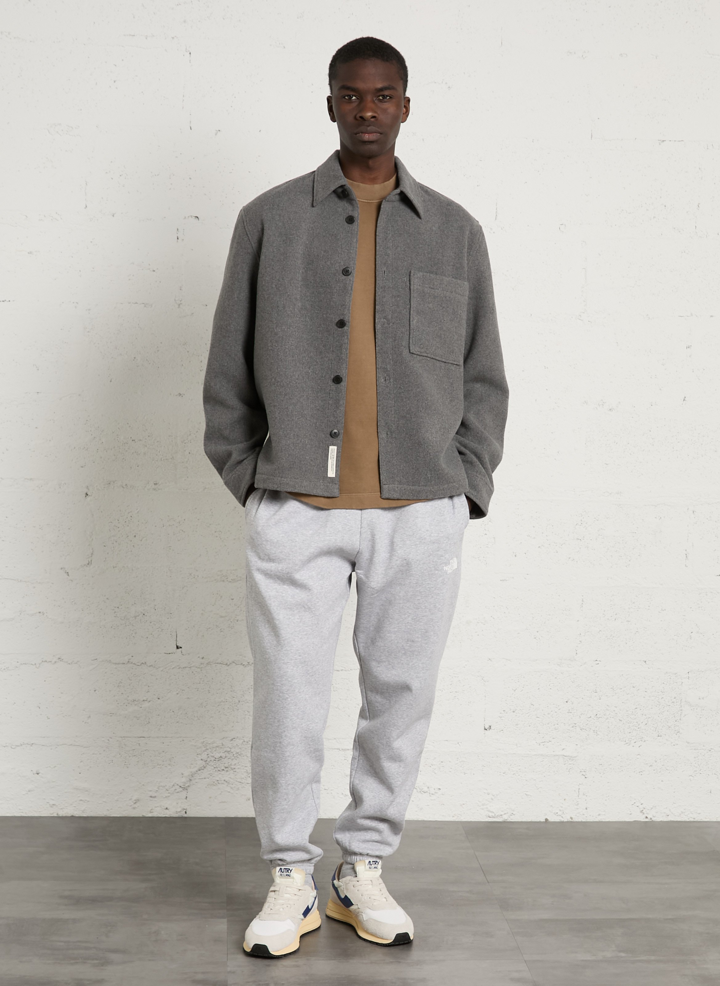 Veste col classique  MINIMUM Gris