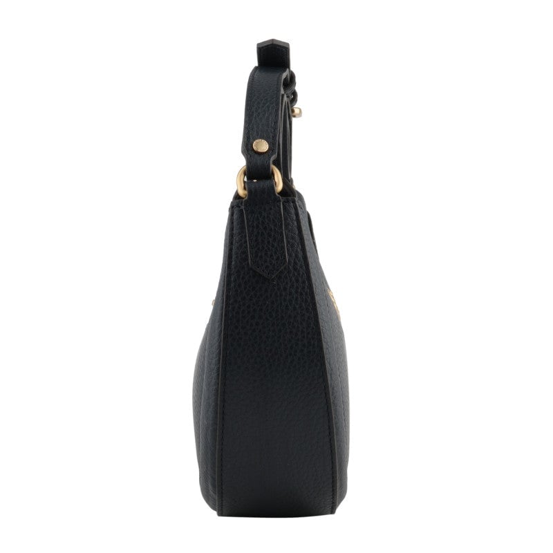 Calfskin leather shoulder bag Blue