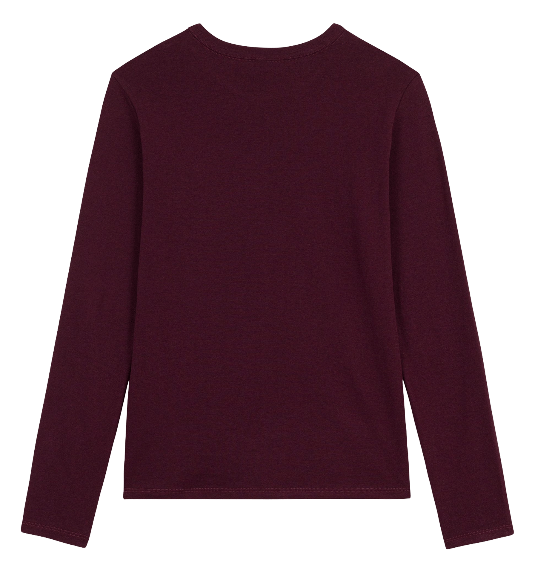 Round-neck cotton T-shirt PETIT BATEAU Plums