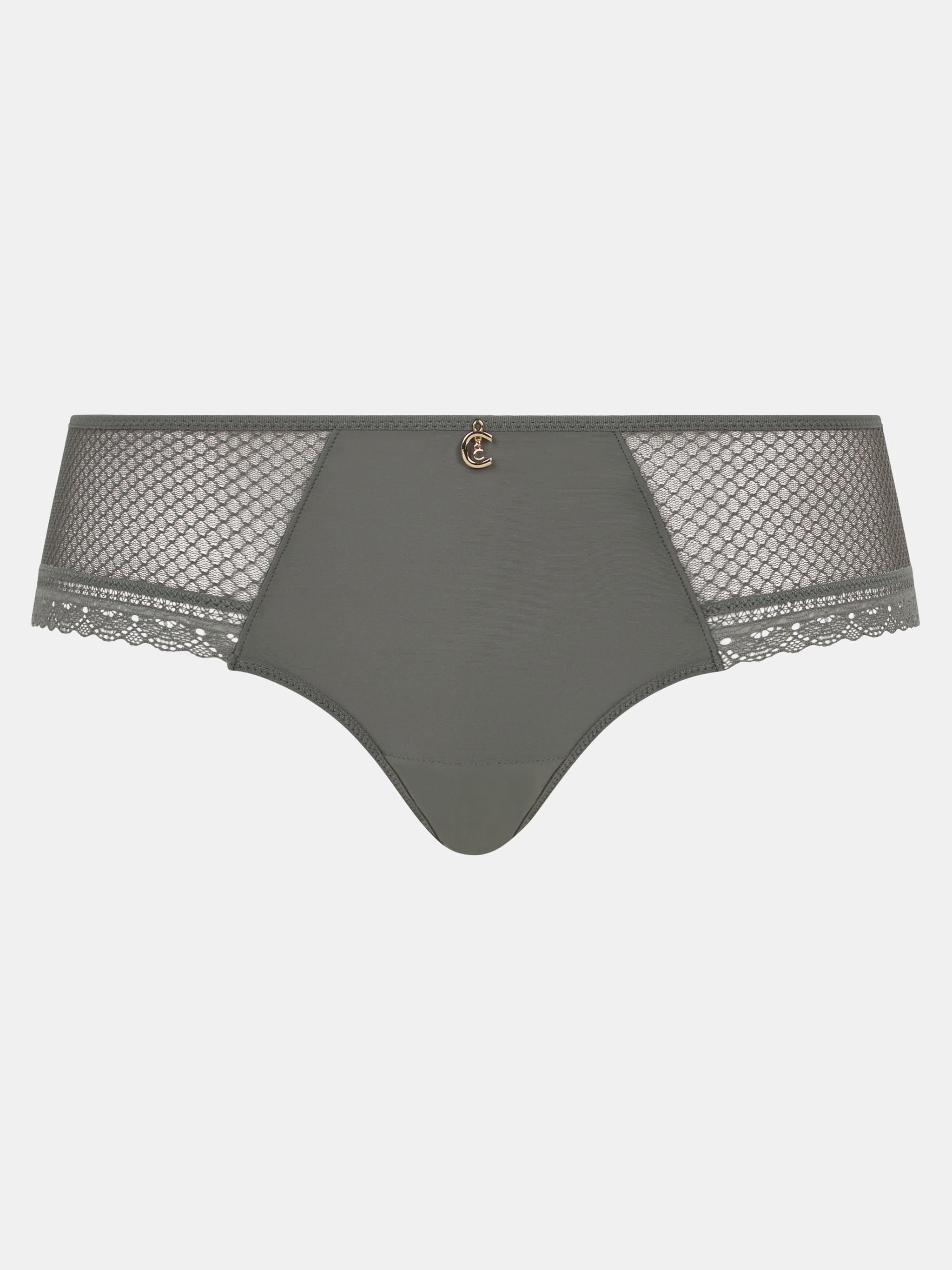 Lace boy shorts | Grey CHANTELLE Women