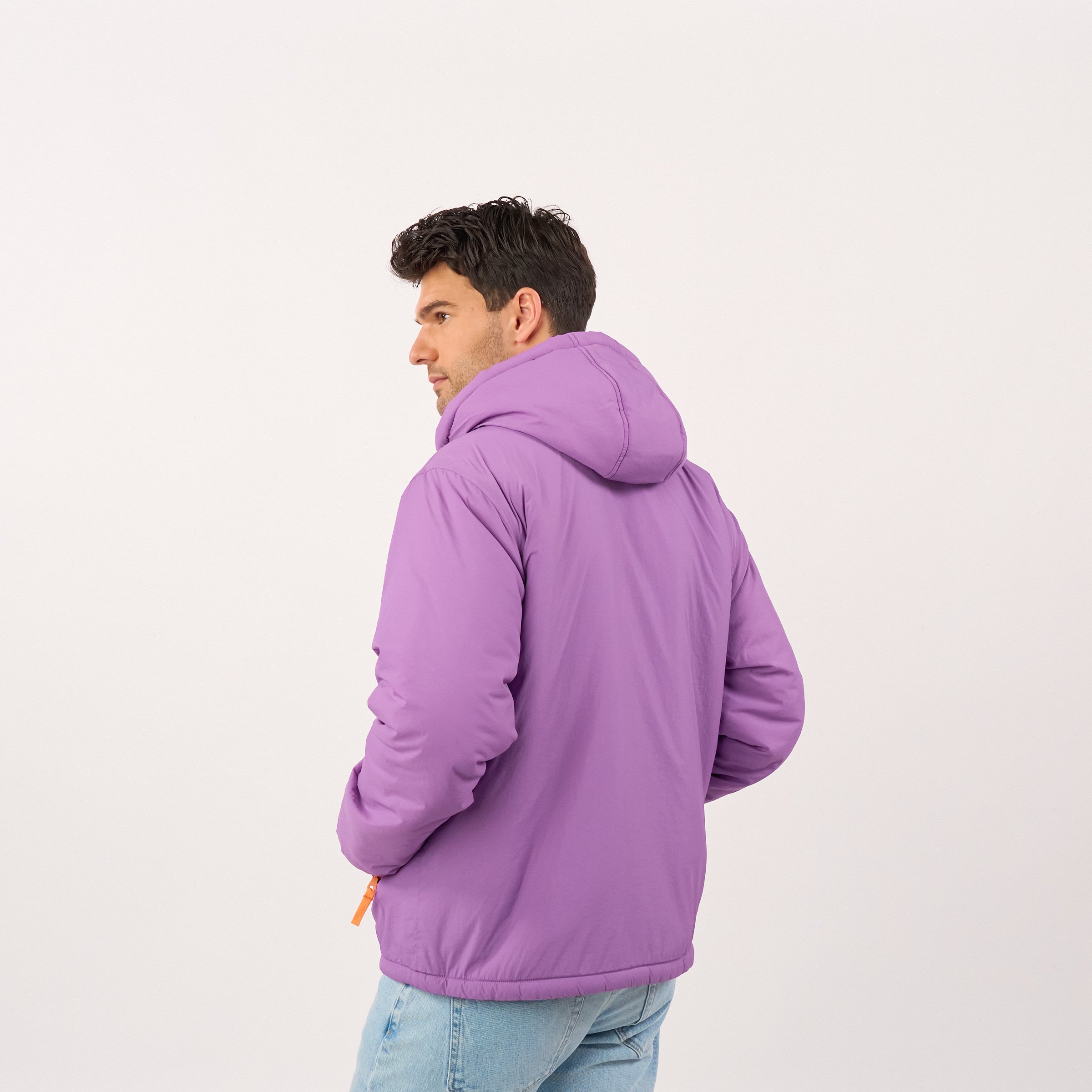 Unisex hooded parka BILLYBELT Purple