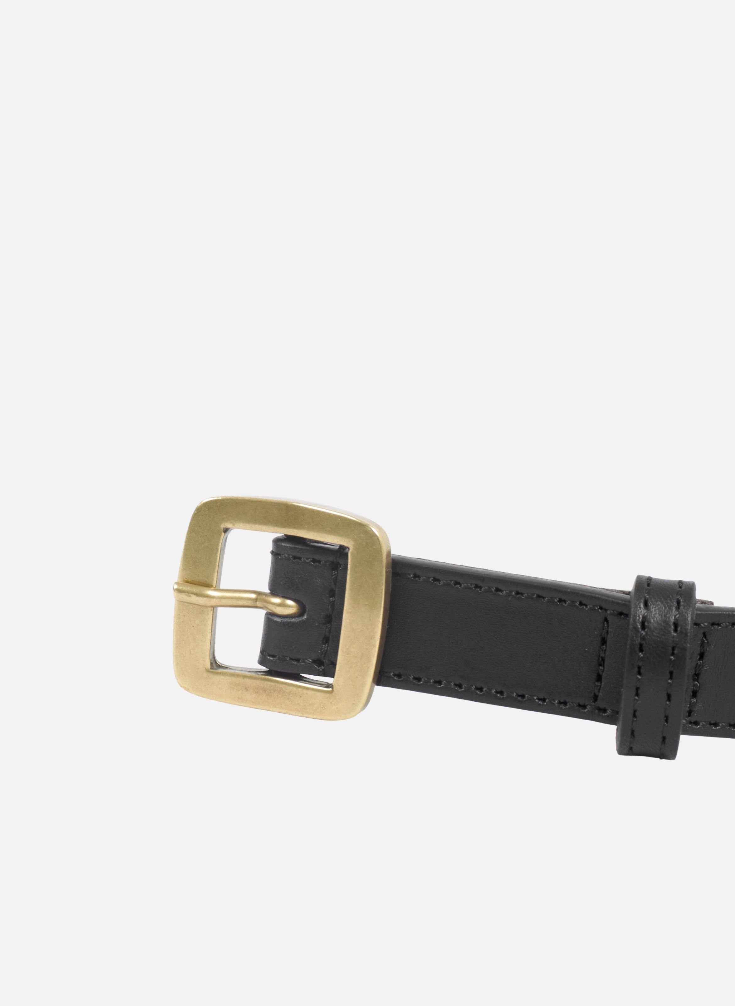Alix leather belt JULES & JENN Black