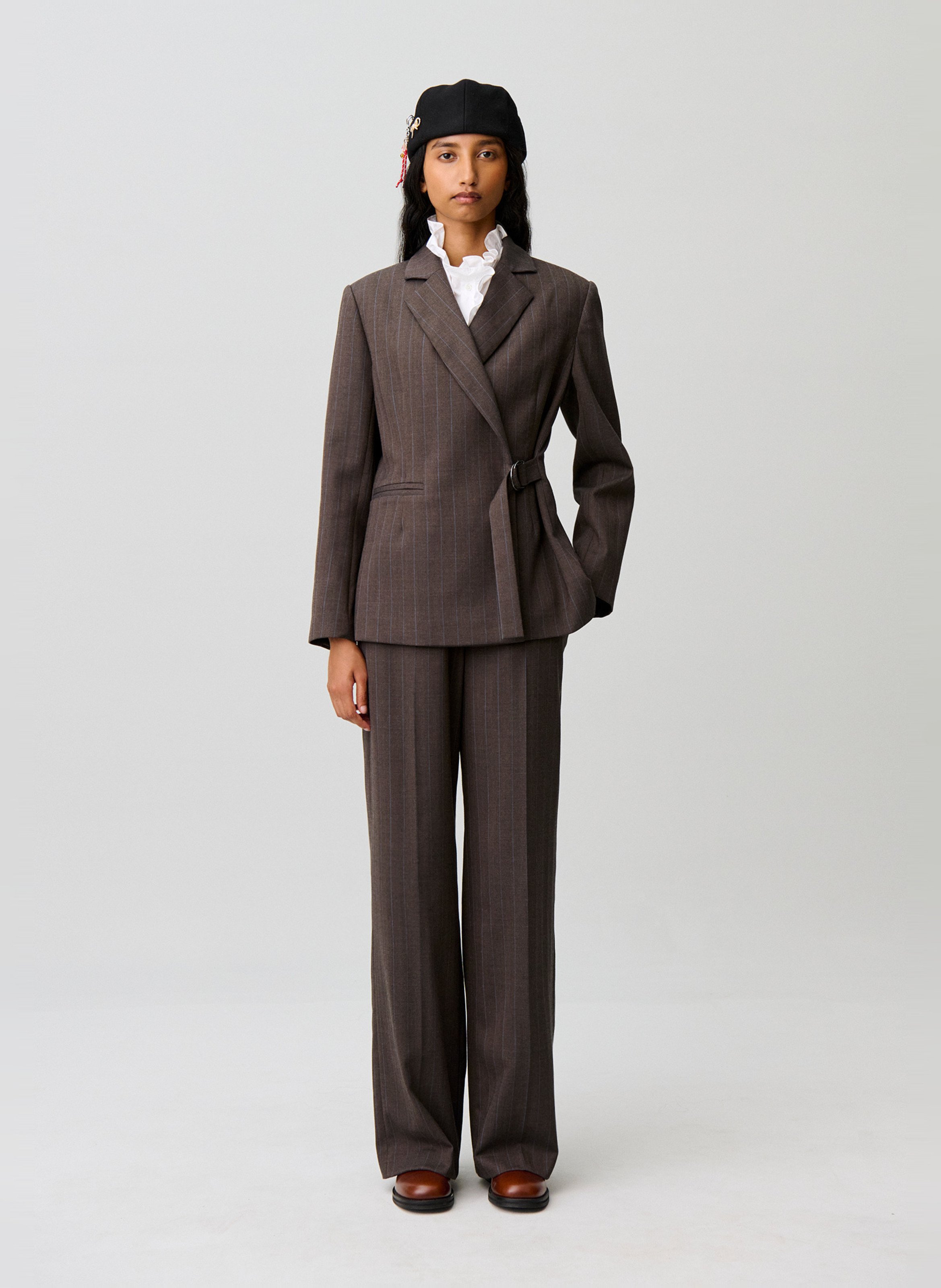Veste droite col tailleur CLAUDIE PIERLOT Multicolore