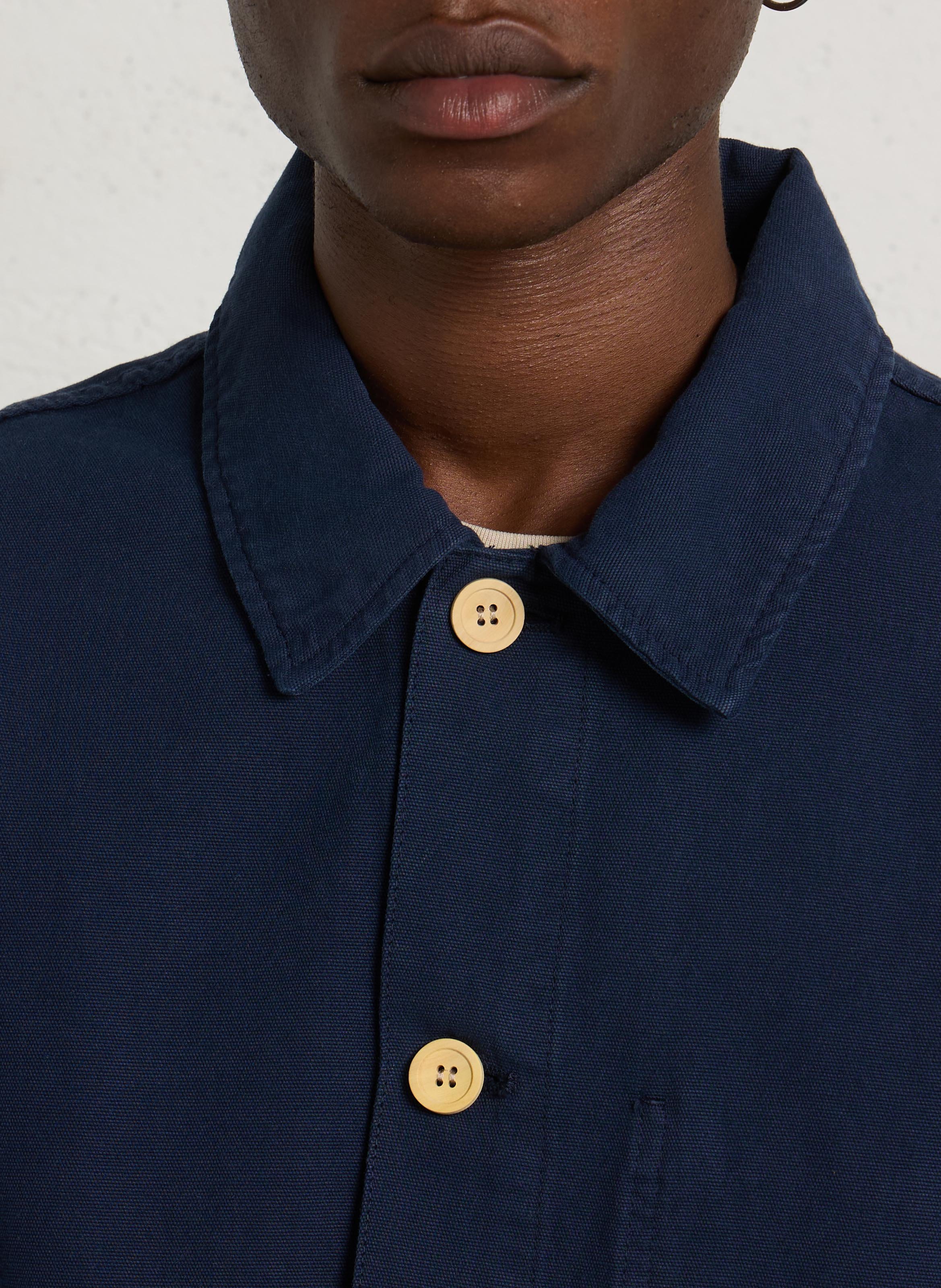 Veste droite en coton ARMOR LUX Bleu
